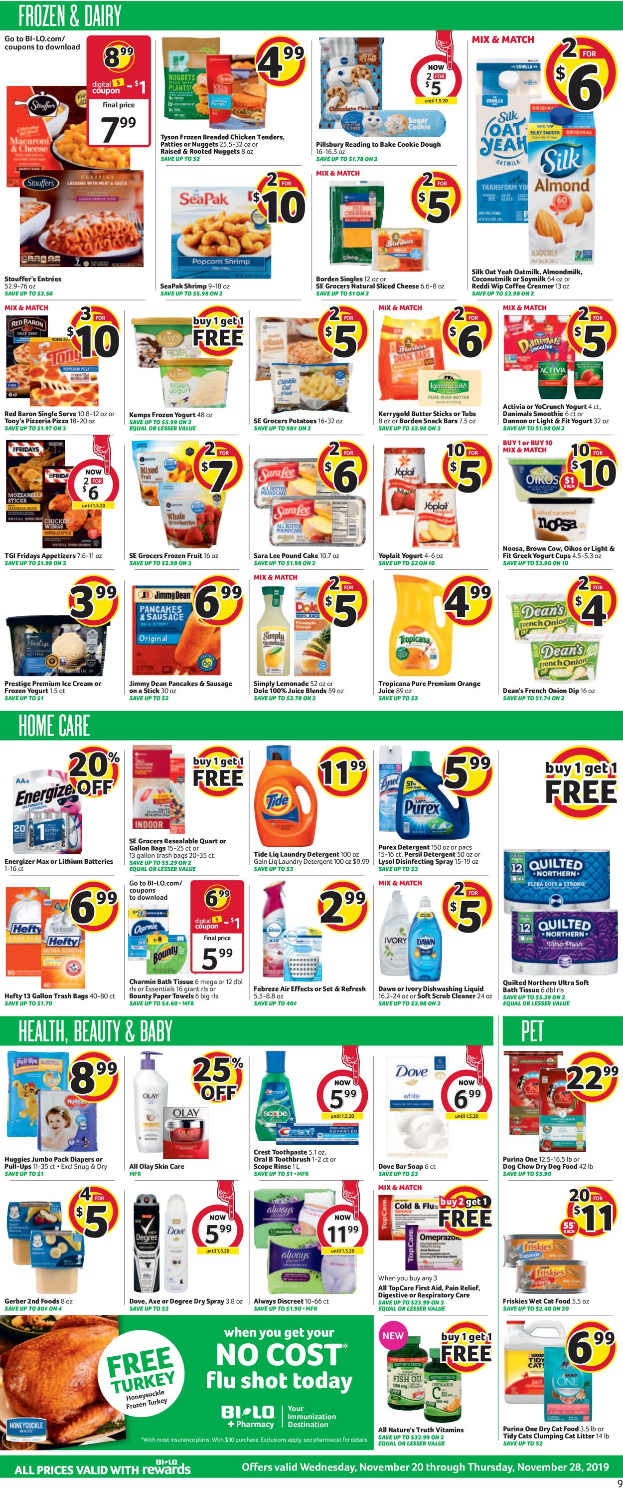 Catalogue BI-LO from 11/20/2019