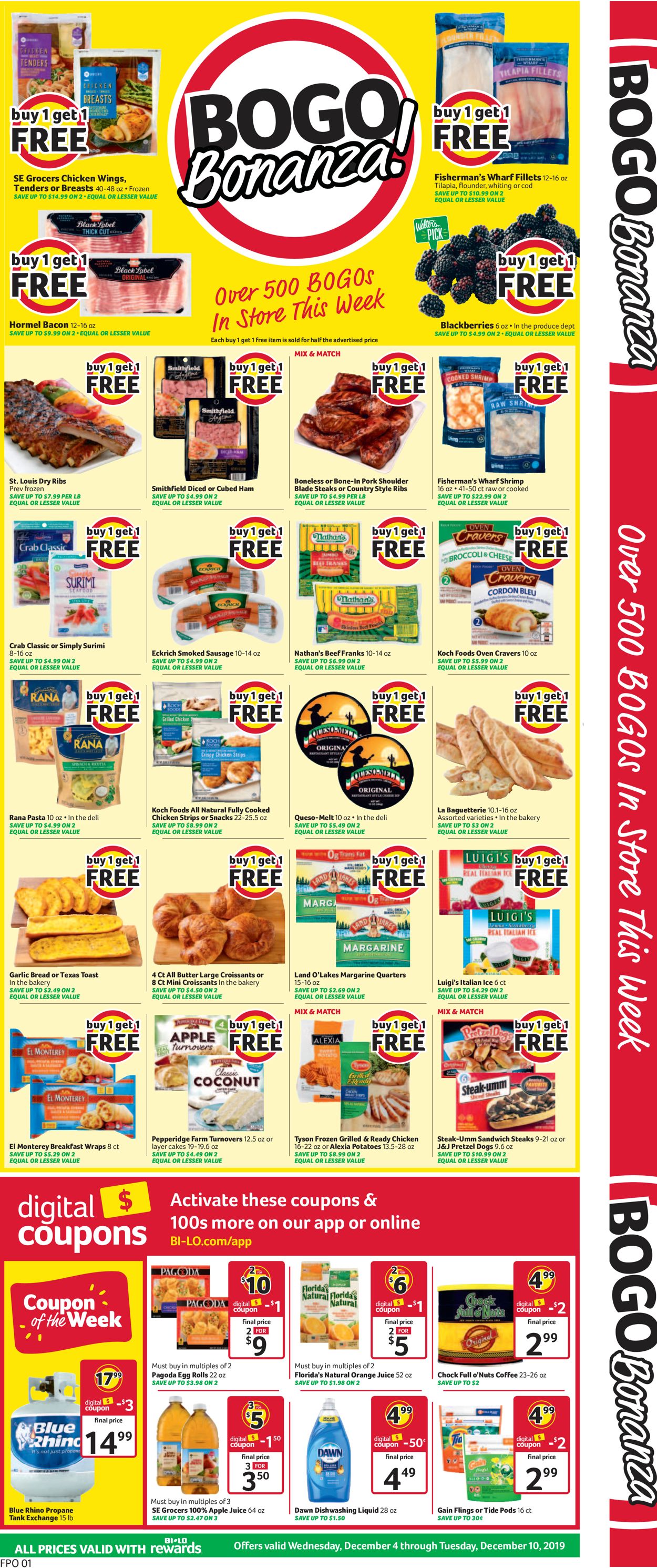 Catalogue BI-LO from 12/04/2019