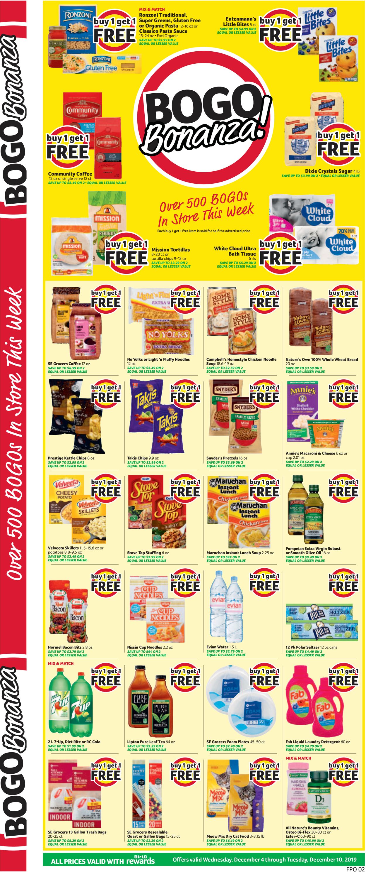 Catalogue BI-LO from 12/04/2019
