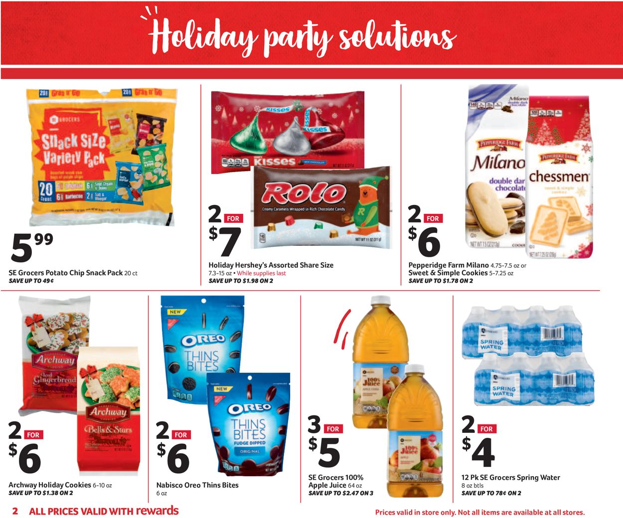 Catalogue BI-LO - Holiday Ad 2019 from 12/04/2019