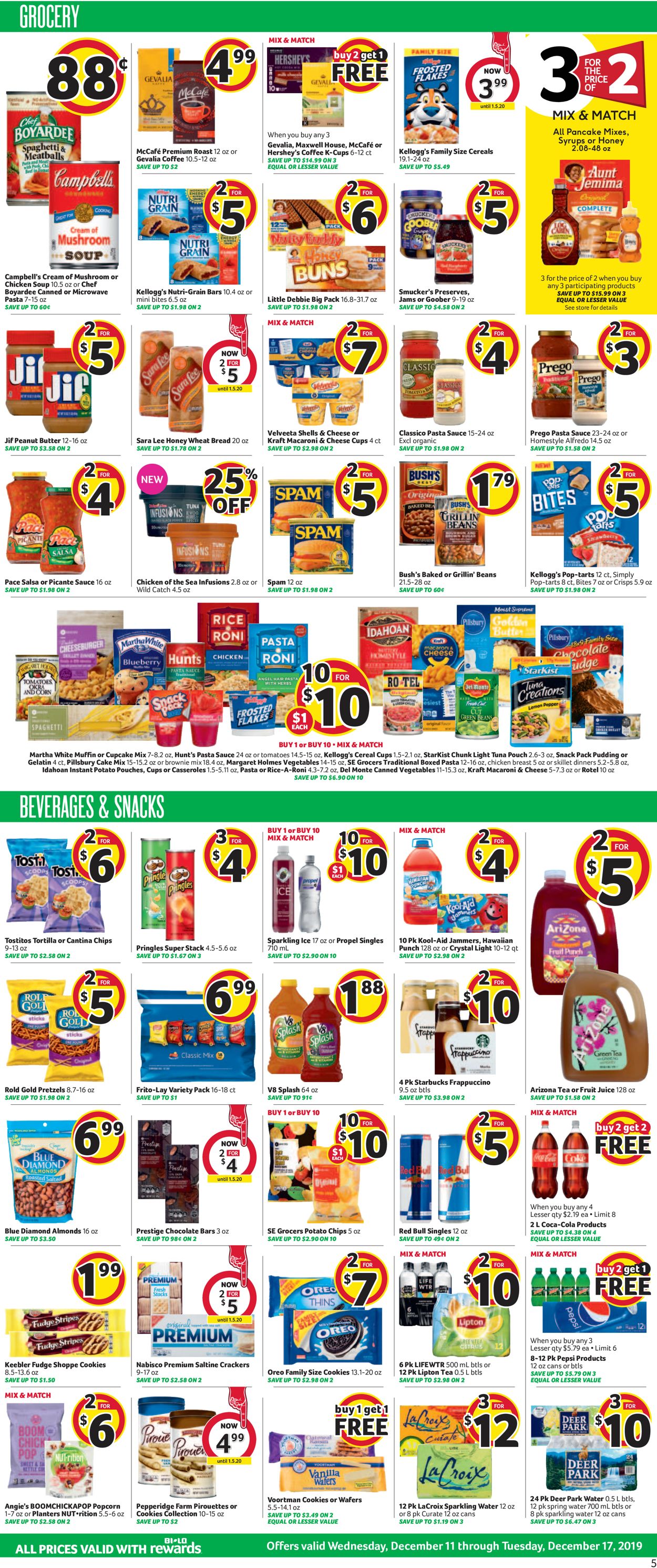 Catalogue BI-LO from 12/11/2019