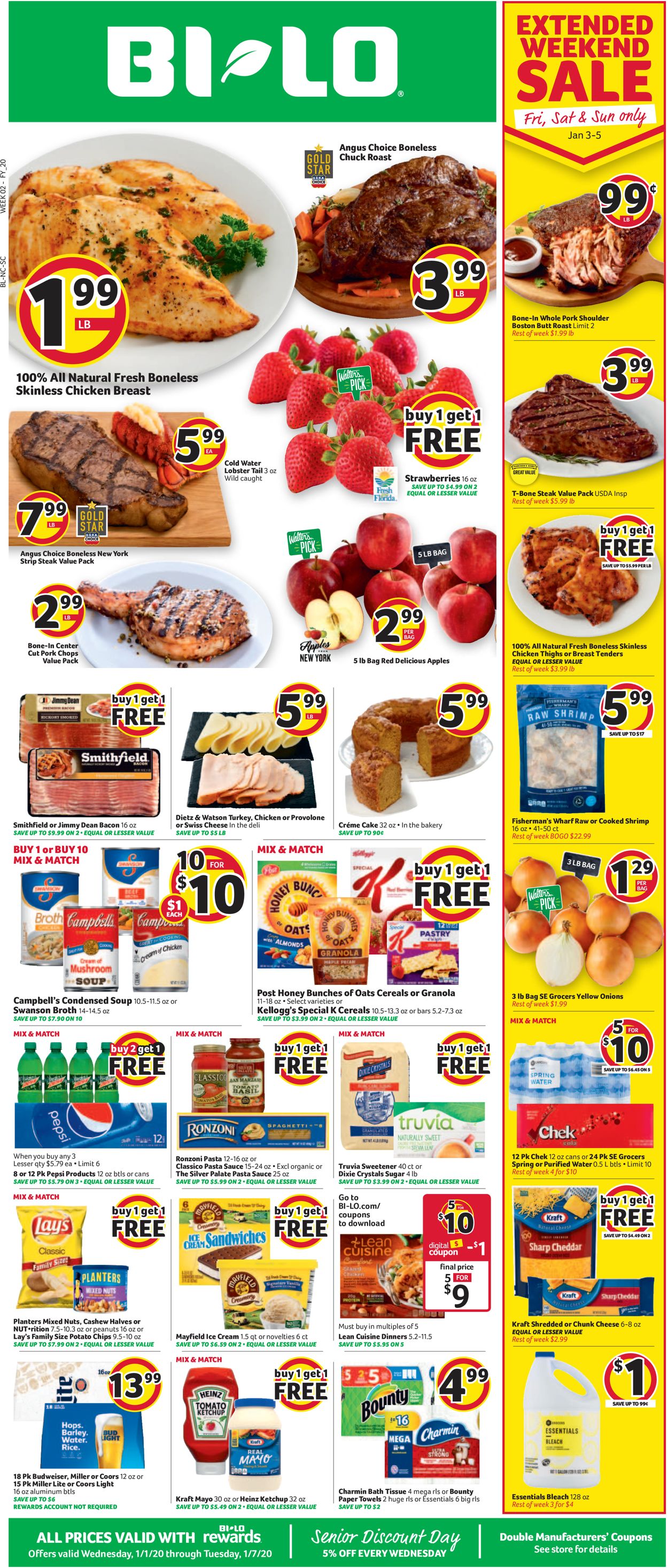 Catalogue BI-LO from 01/01/2020