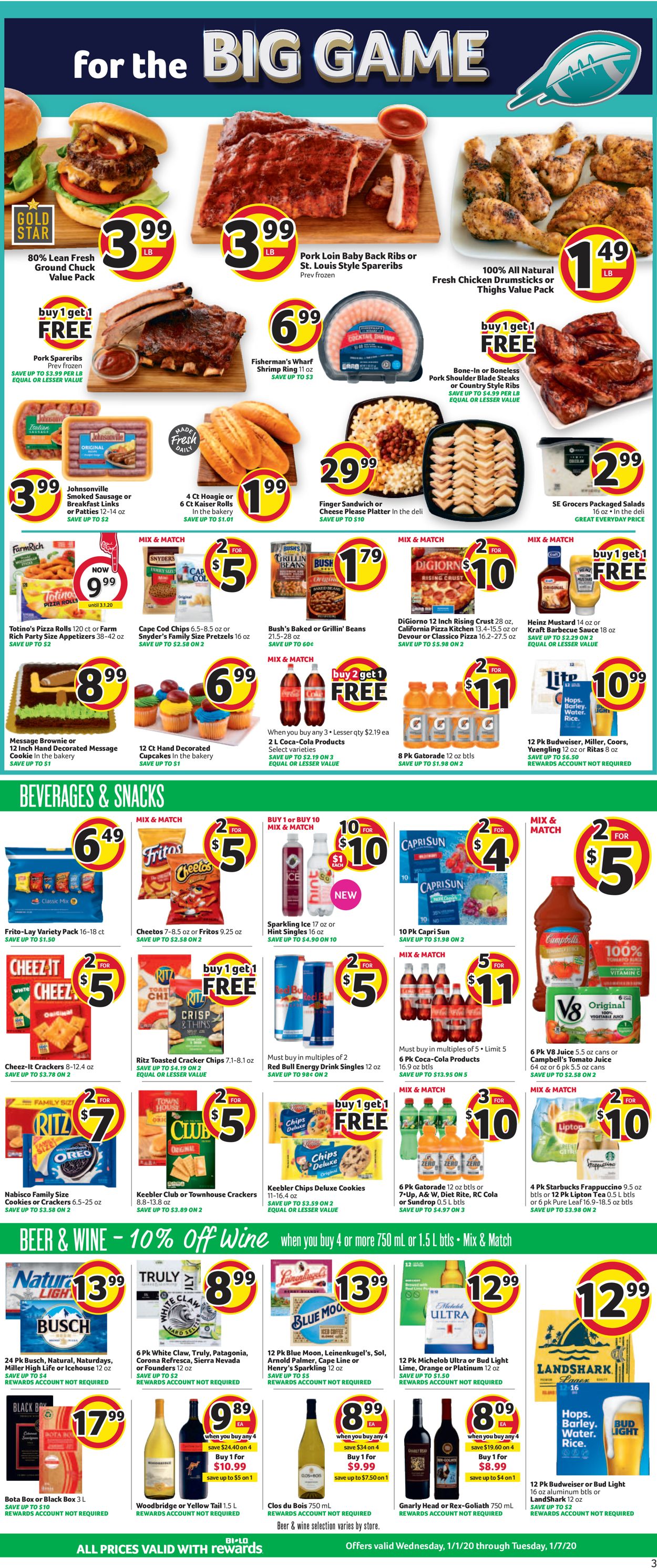 Catalogue BI-LO from 01/01/2020