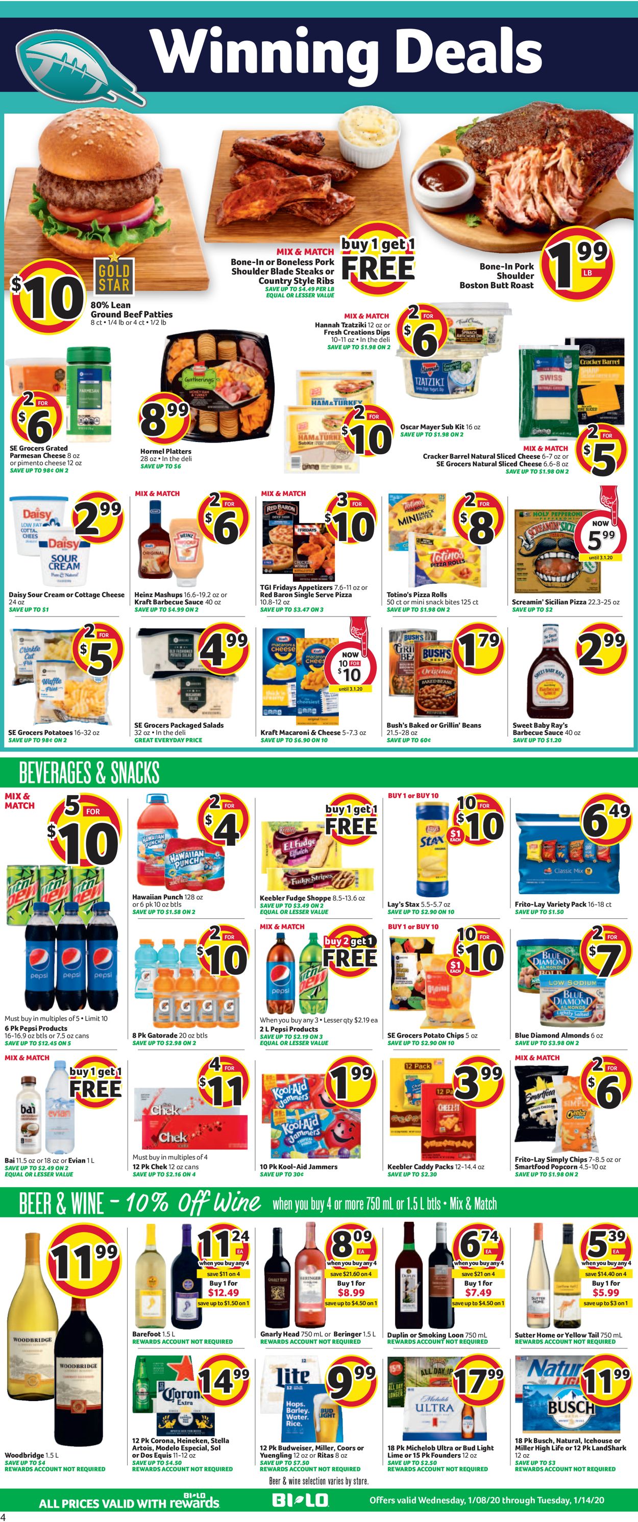 Catalogue BI-LO from 01/08/2020