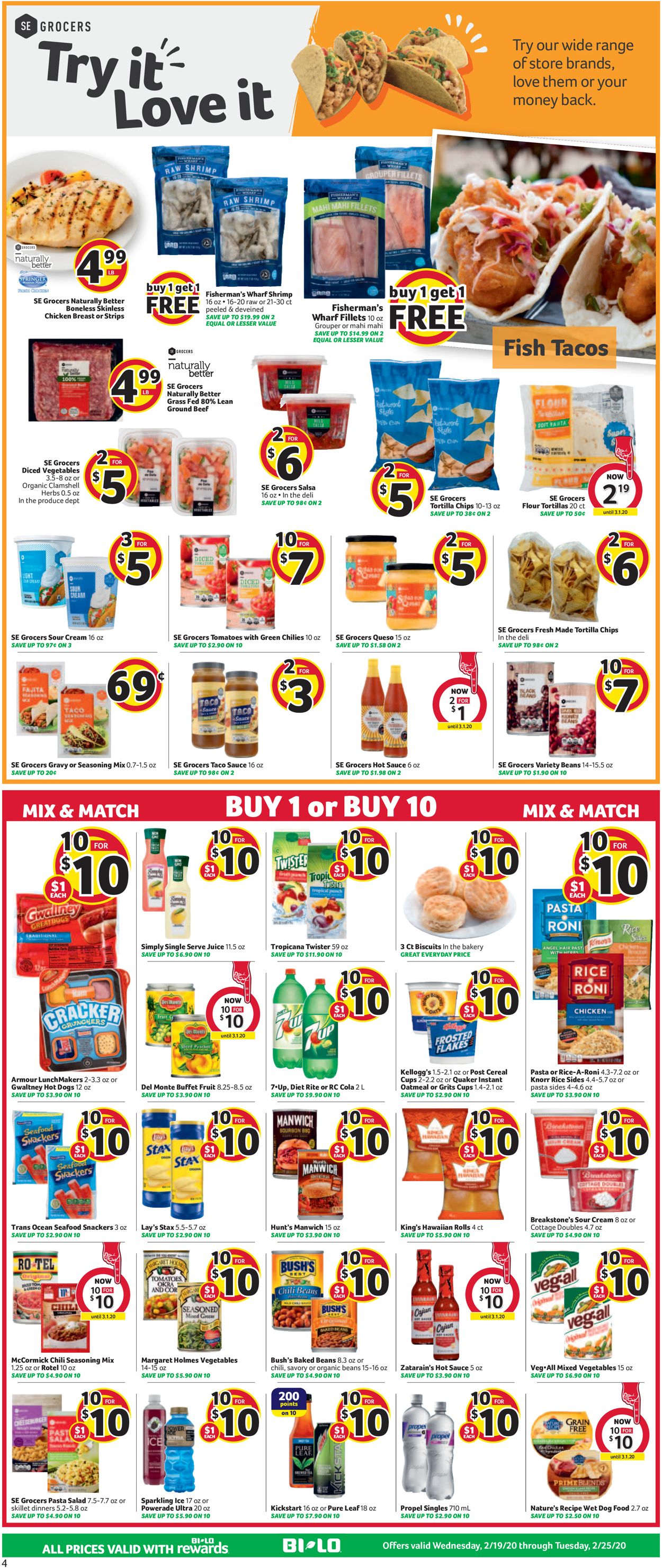 Catalogue BI-LO from 02/19/2020