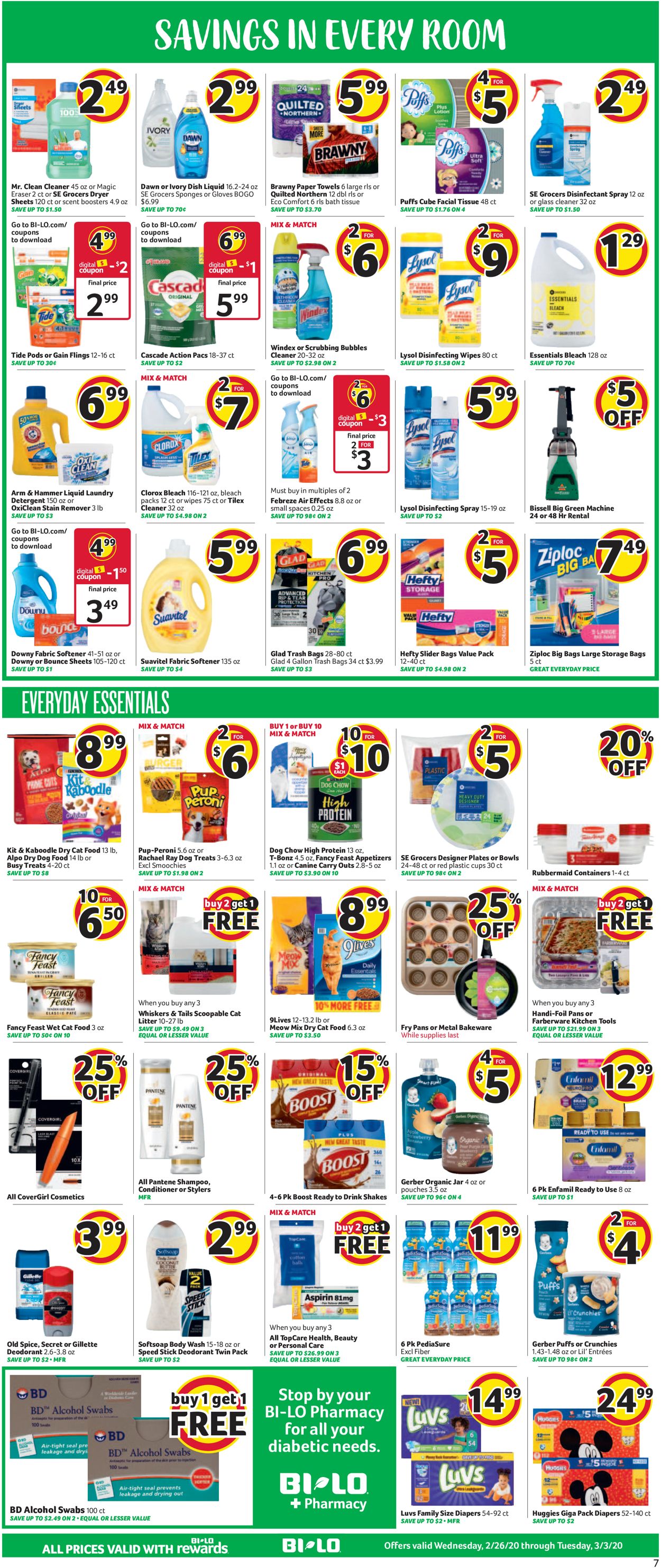 Catalogue BI-LO from 02/26/2020
