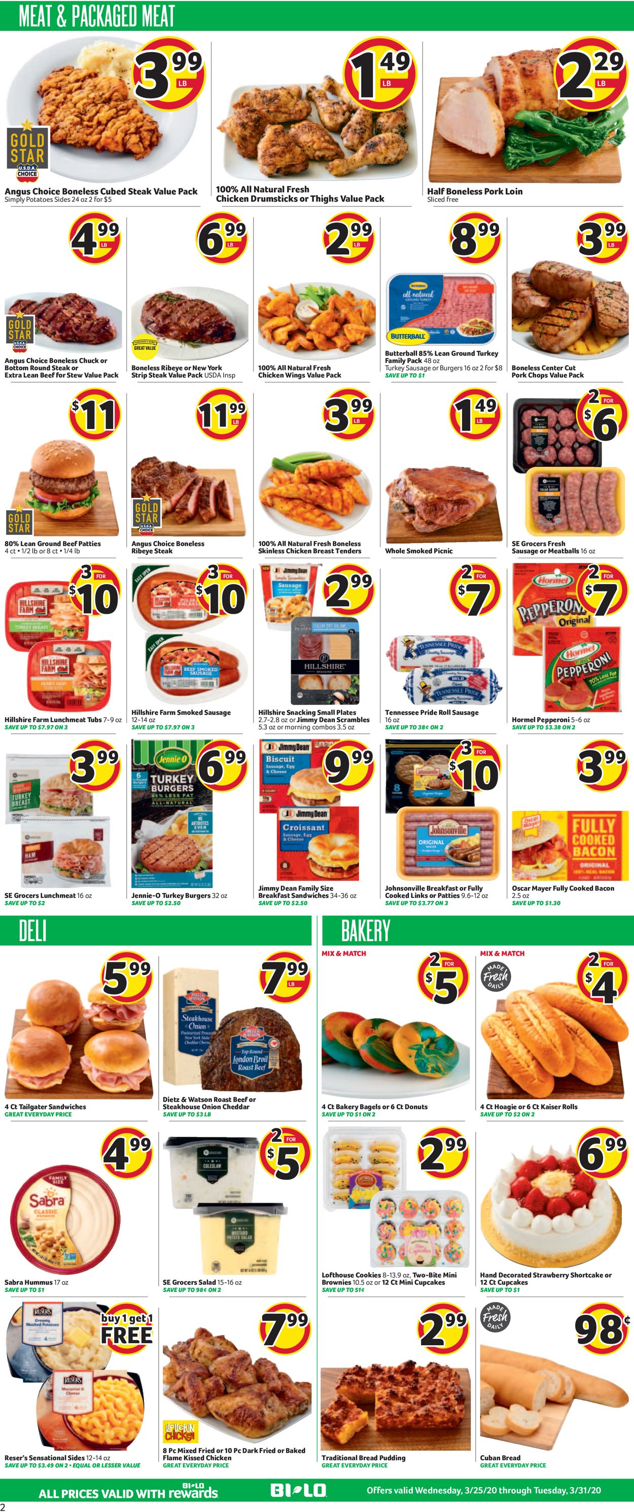 Catalogue BI-LO from 03/25/2020