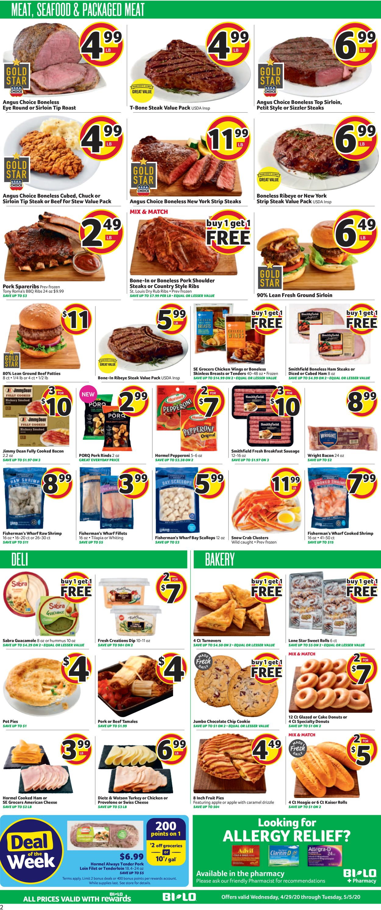 Catalogue BI-LO from 04/29/2020