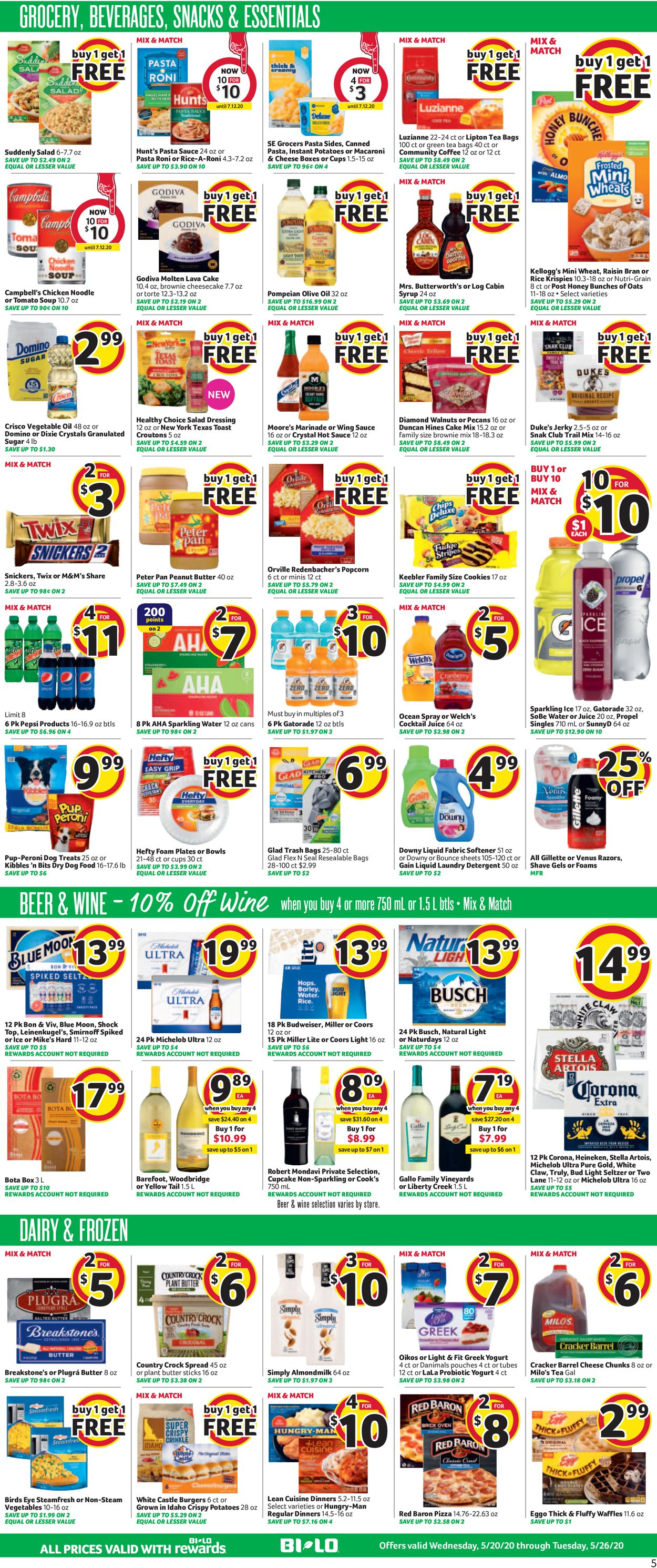Catalogue BI-LO from 05/20/2020