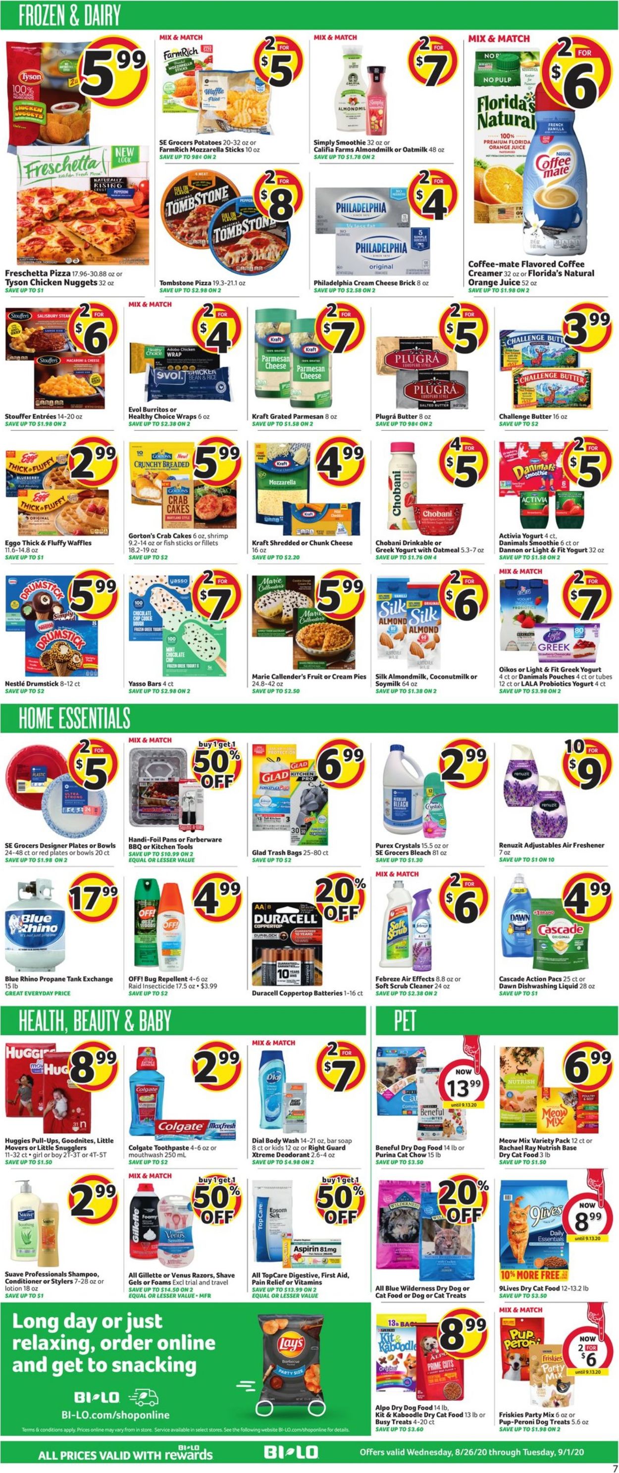 Catalogue BI-LO from 08/26/2020