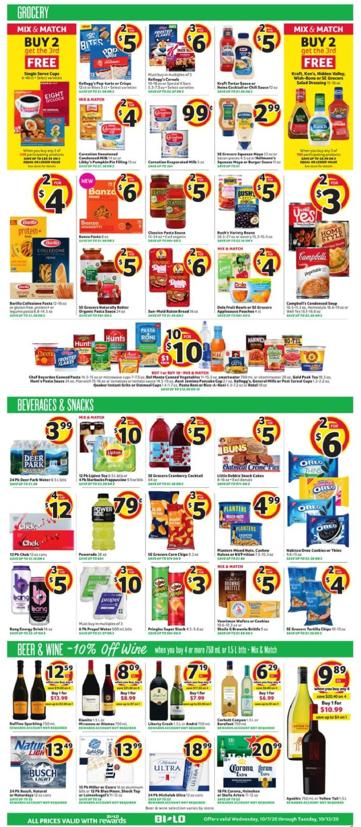 Catalogue BI-LO from 10/07/2020