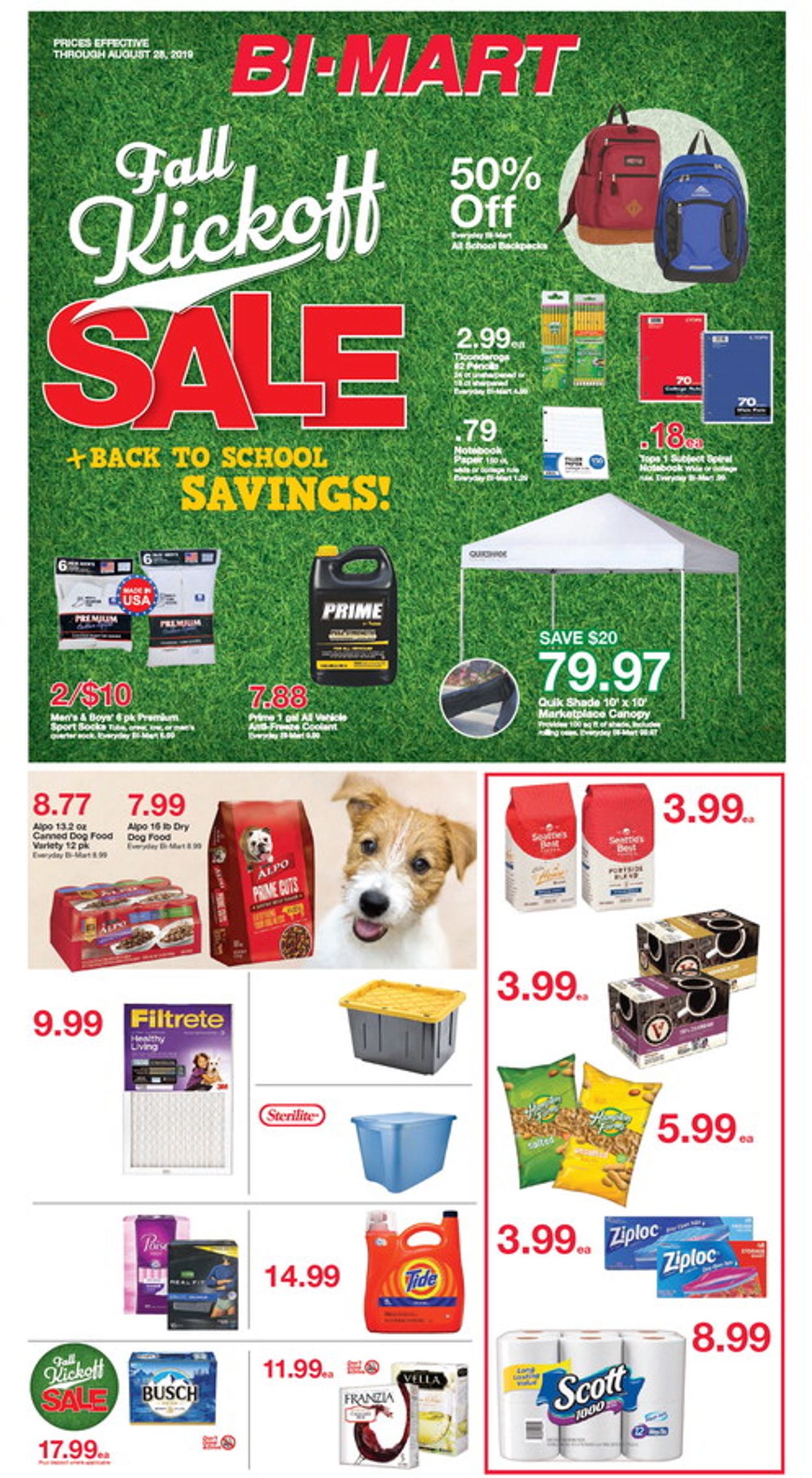 Catalogue Bi-Mart from 08/22/2019