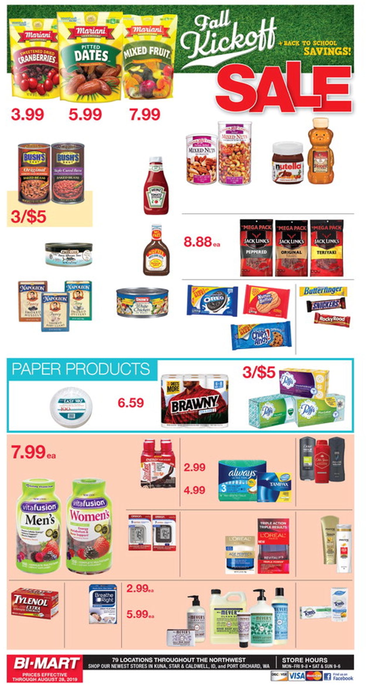 Catalogue Bi-Mart from 08/22/2019