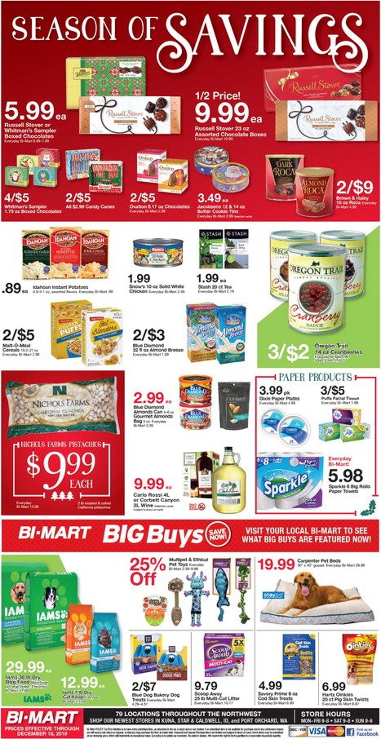 Catalogue Bi-Mart - HOLIDAYS AD 2019 from 12/12/2019