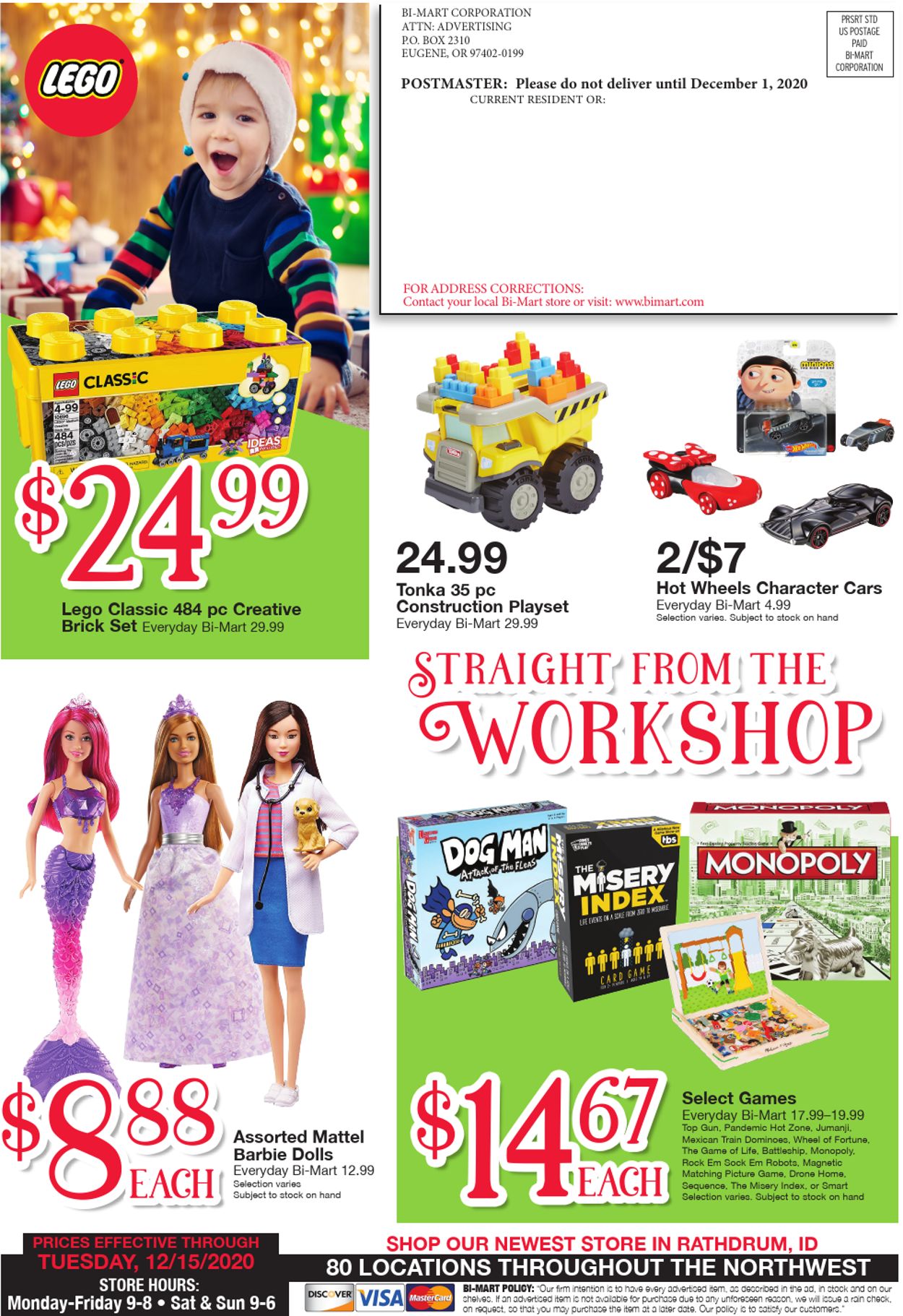 Catalogue Bi-Mart Christmas 2020 from 12/01/2020
