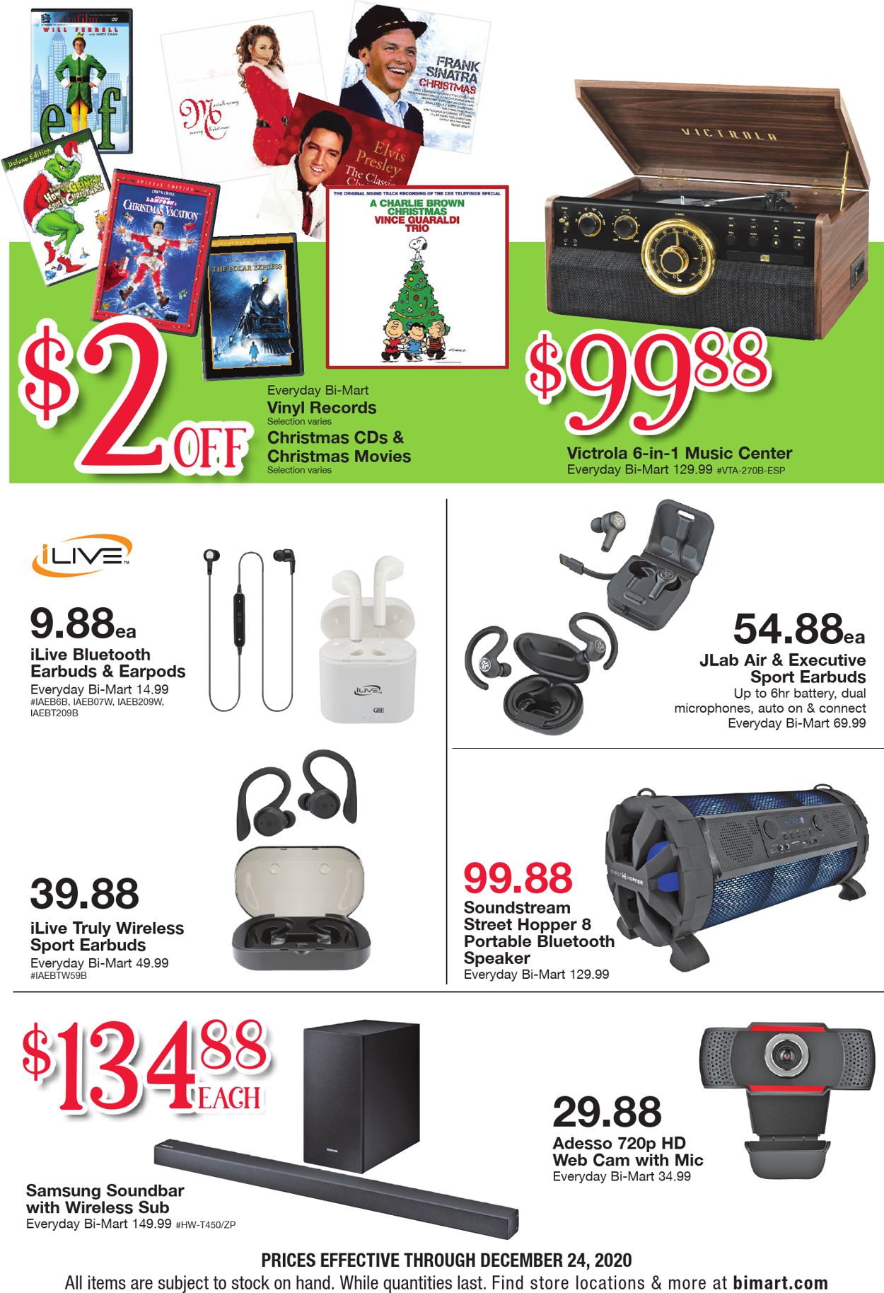 Catalogue Bi-Mart Last Minute Gift Guide 2020 from 12/21/2020