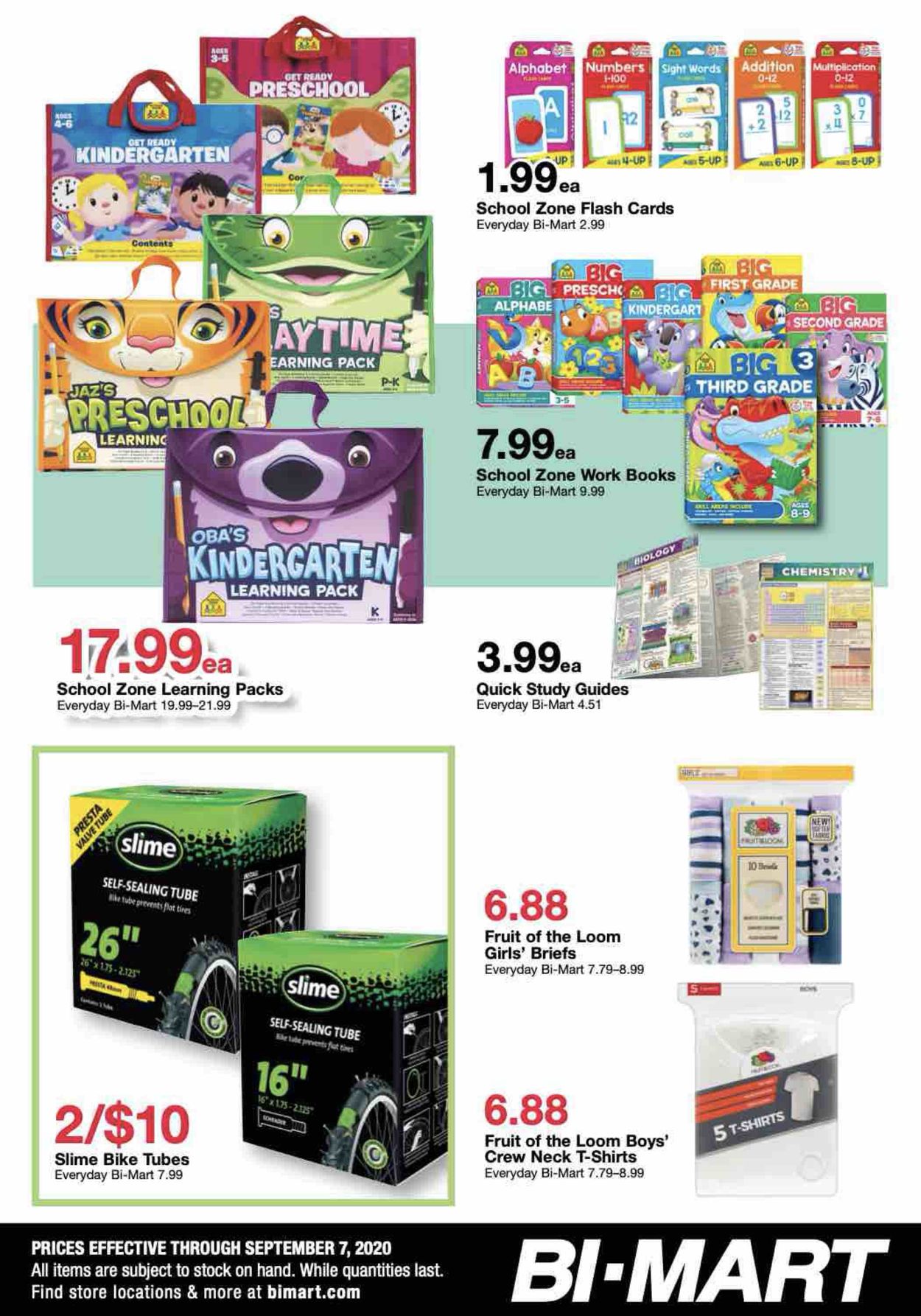 Catalogue Bi-Mart from 08/18/2021