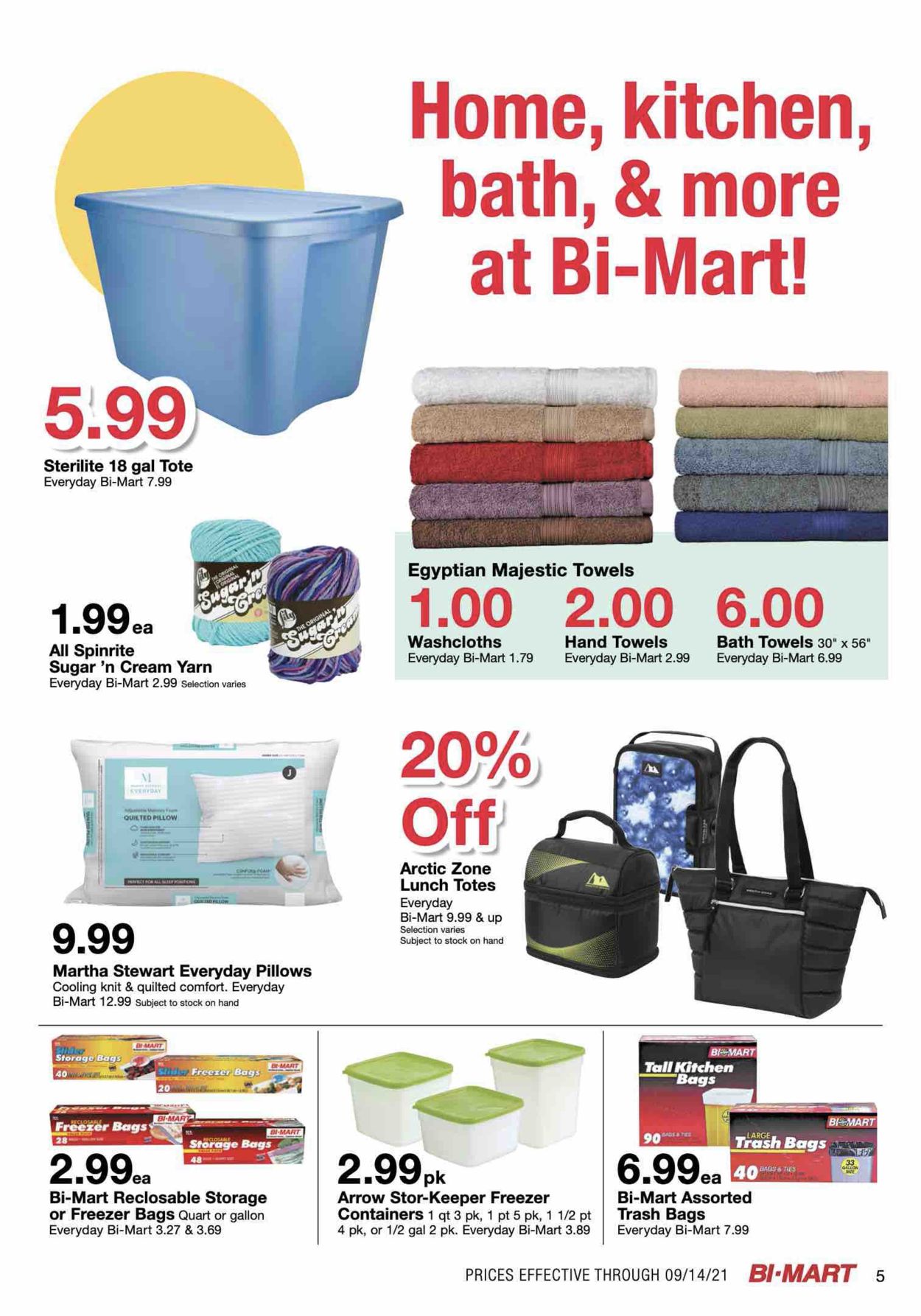 Catalogue Bi-Mart from 08/31/2021