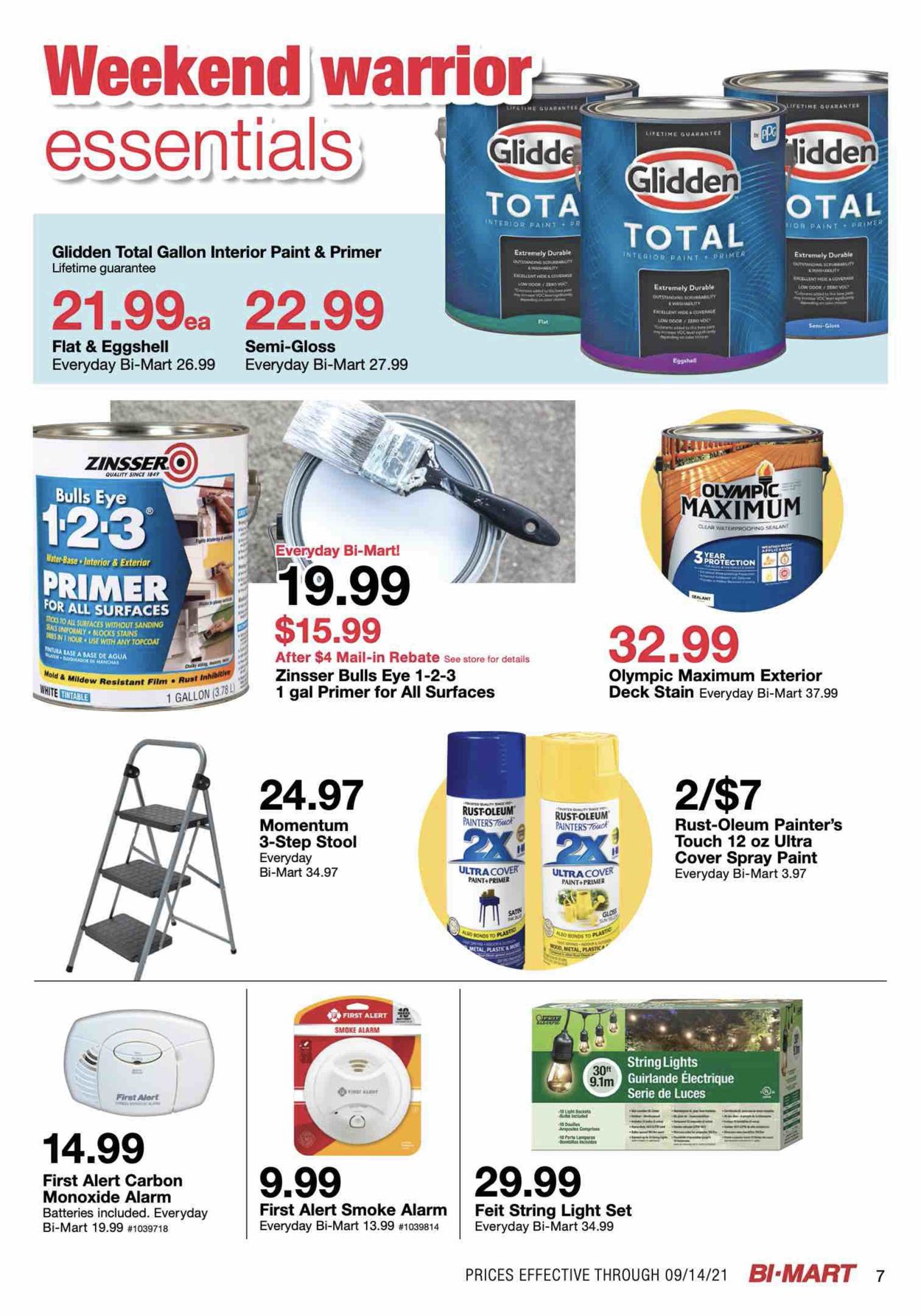 Catalogue Bi-Mart from 08/31/2021