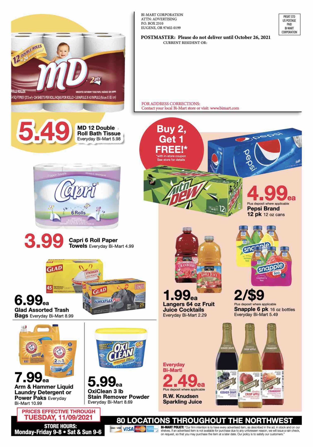 Catalogue Bi-Mart from 10/26/2021