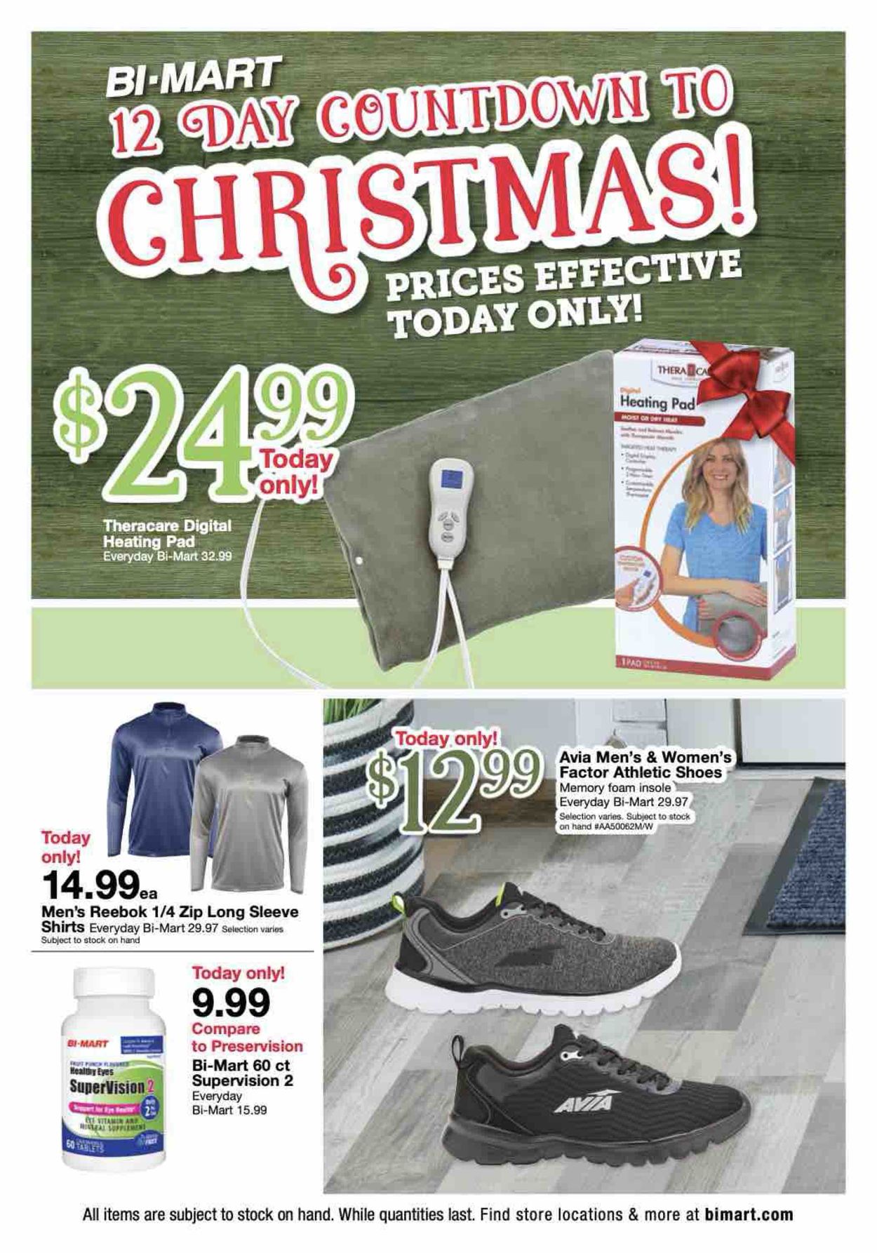 Catalogue Bi-Mart CHRISTMAS 2021 from 12/16/2021