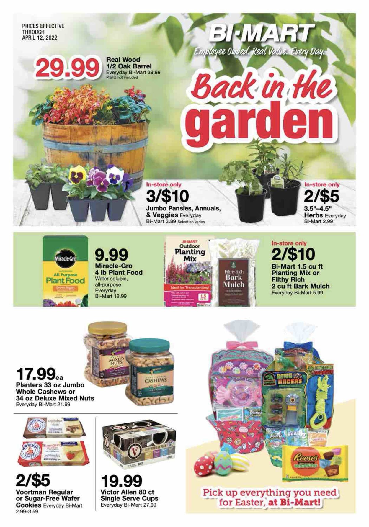 Catalogue Bi-Mart EASTER 2022 from 03/29/2022