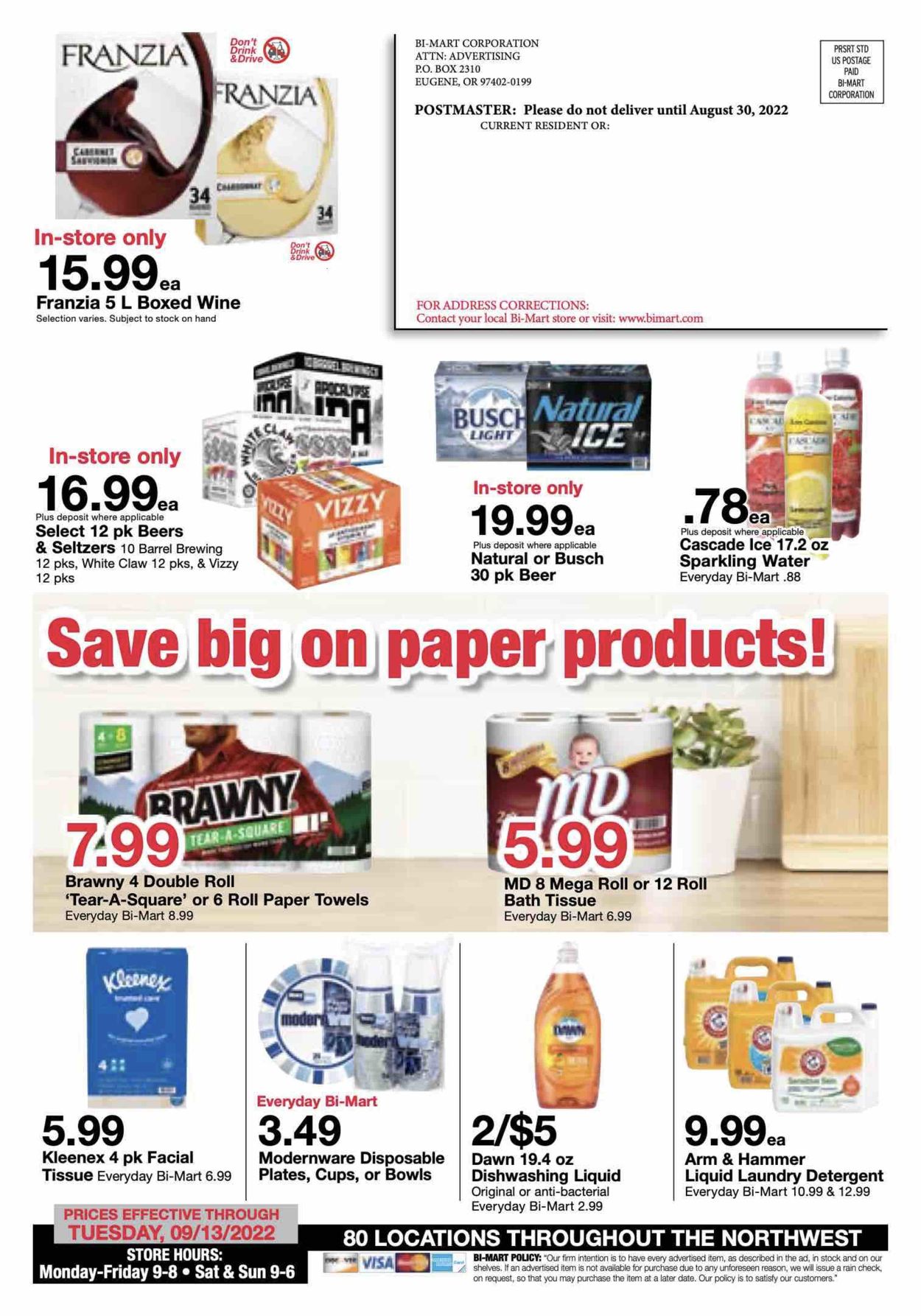 Catalogue Bi-Mart from 08/30/2022