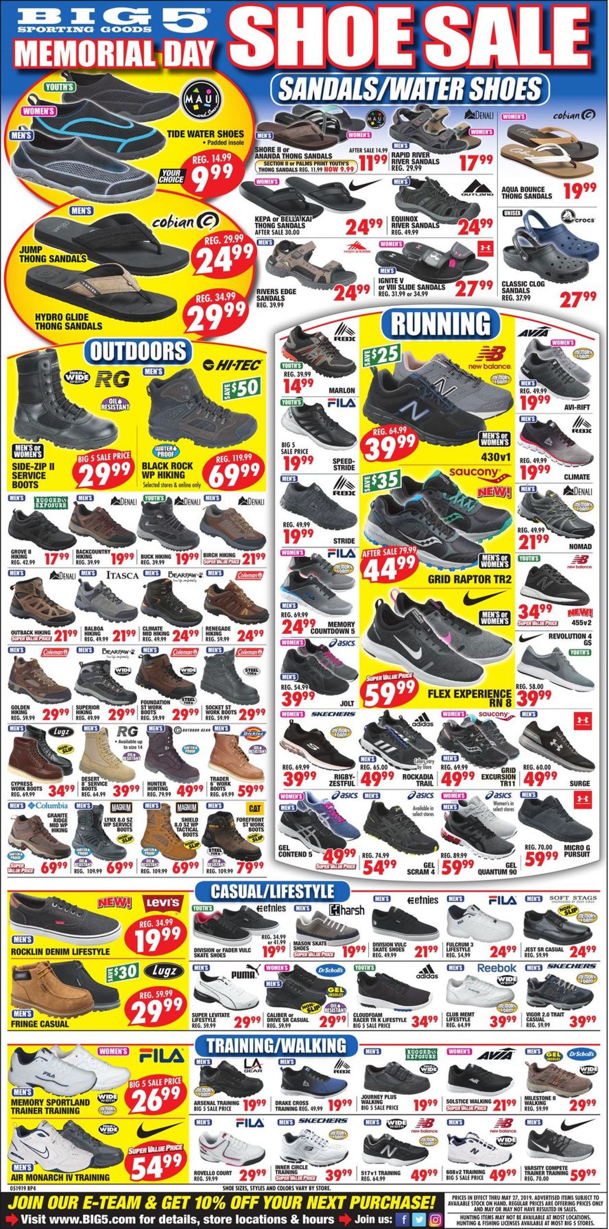 Catalogue Big 5 from 05/19/2019