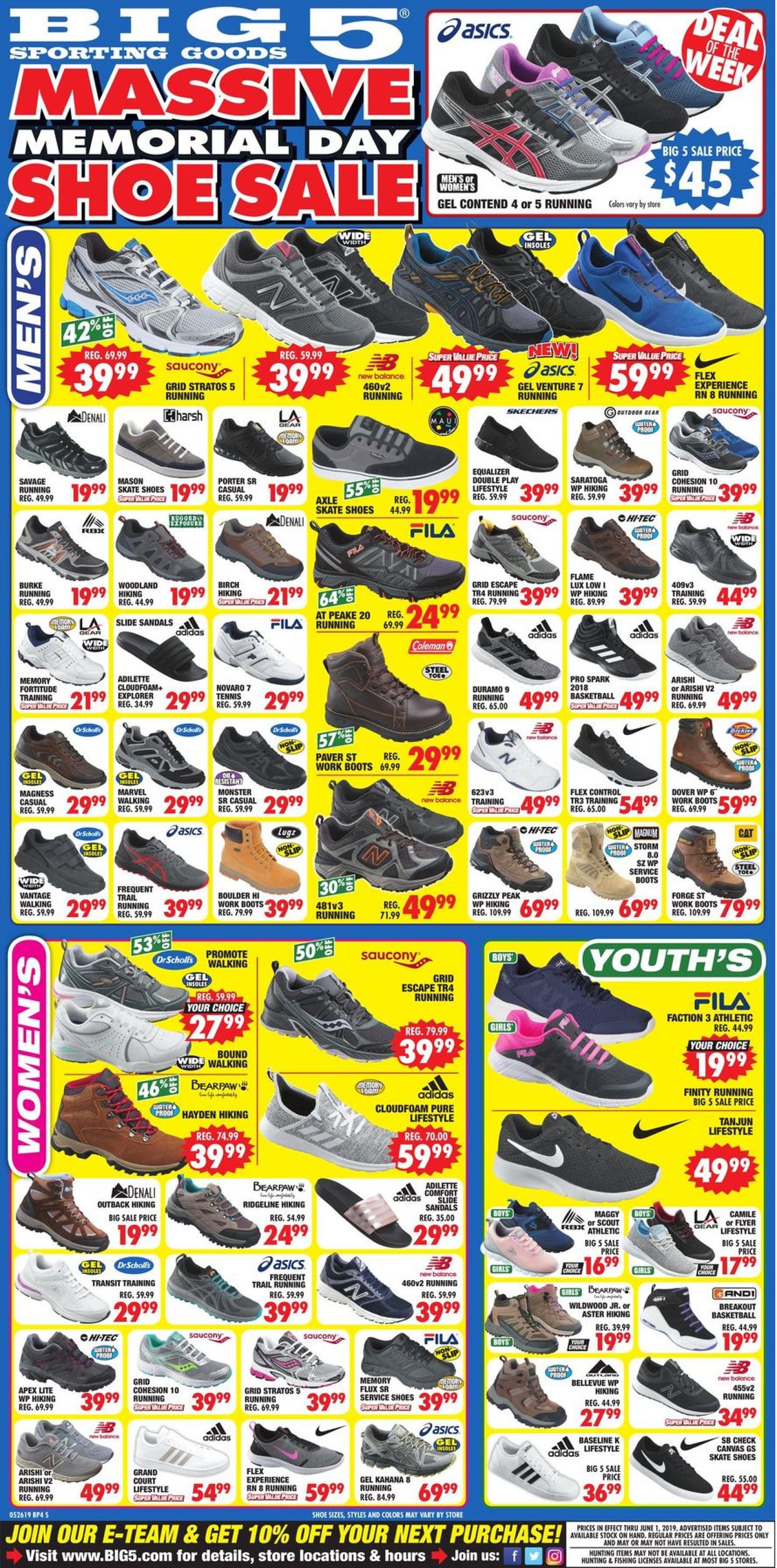 Catalogue Big 5 from 05/26/2019