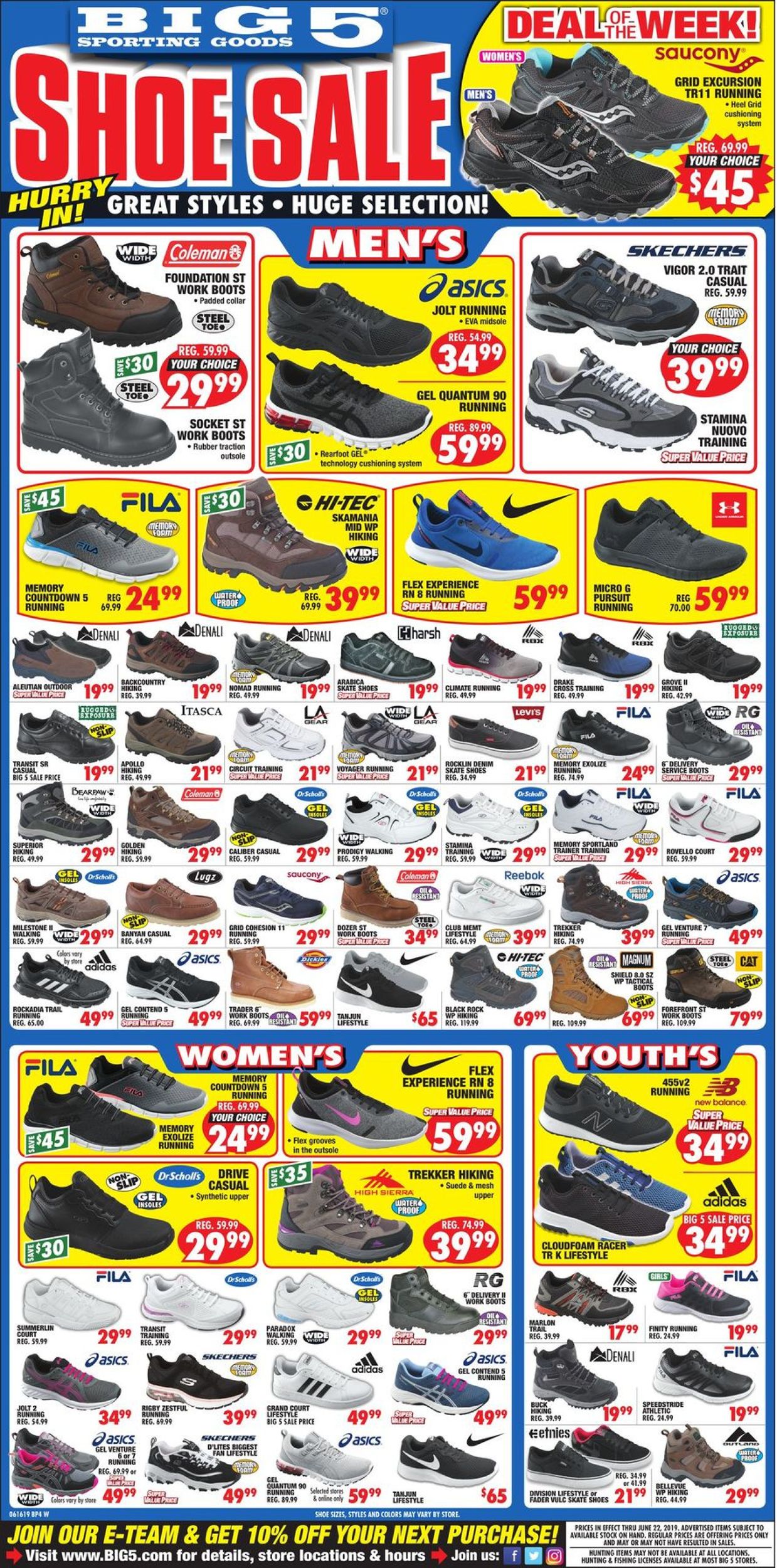 Catalogue Big 5 from 06/16/2019