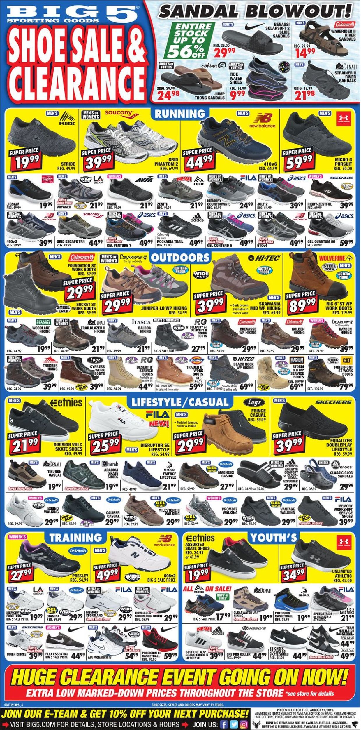 Catalogue Big 5 from 08/11/2019