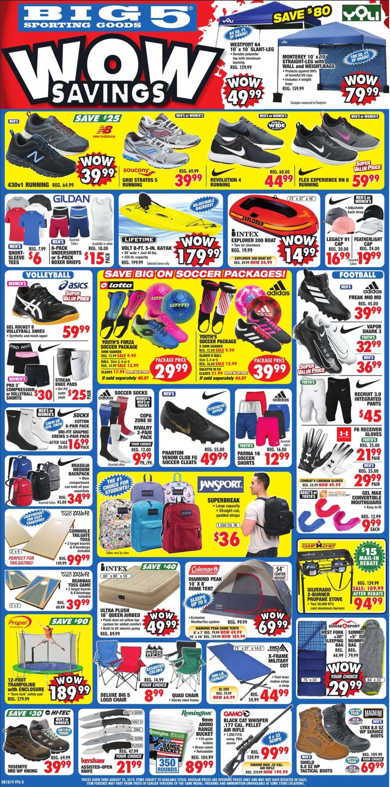 Catalogue Big 5 from 08/18/2019