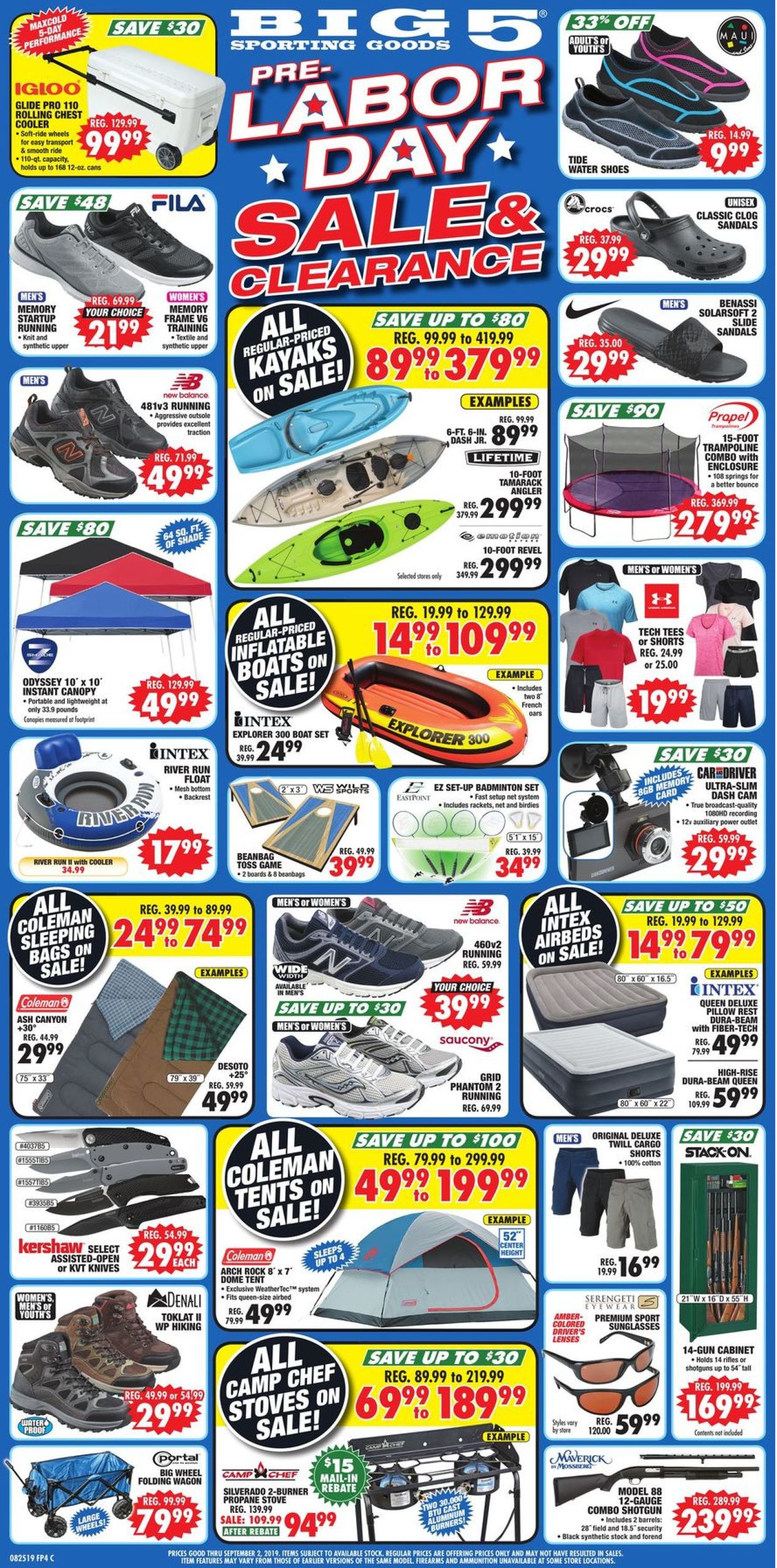 Catalogue Big 5 from 08/25/2019
