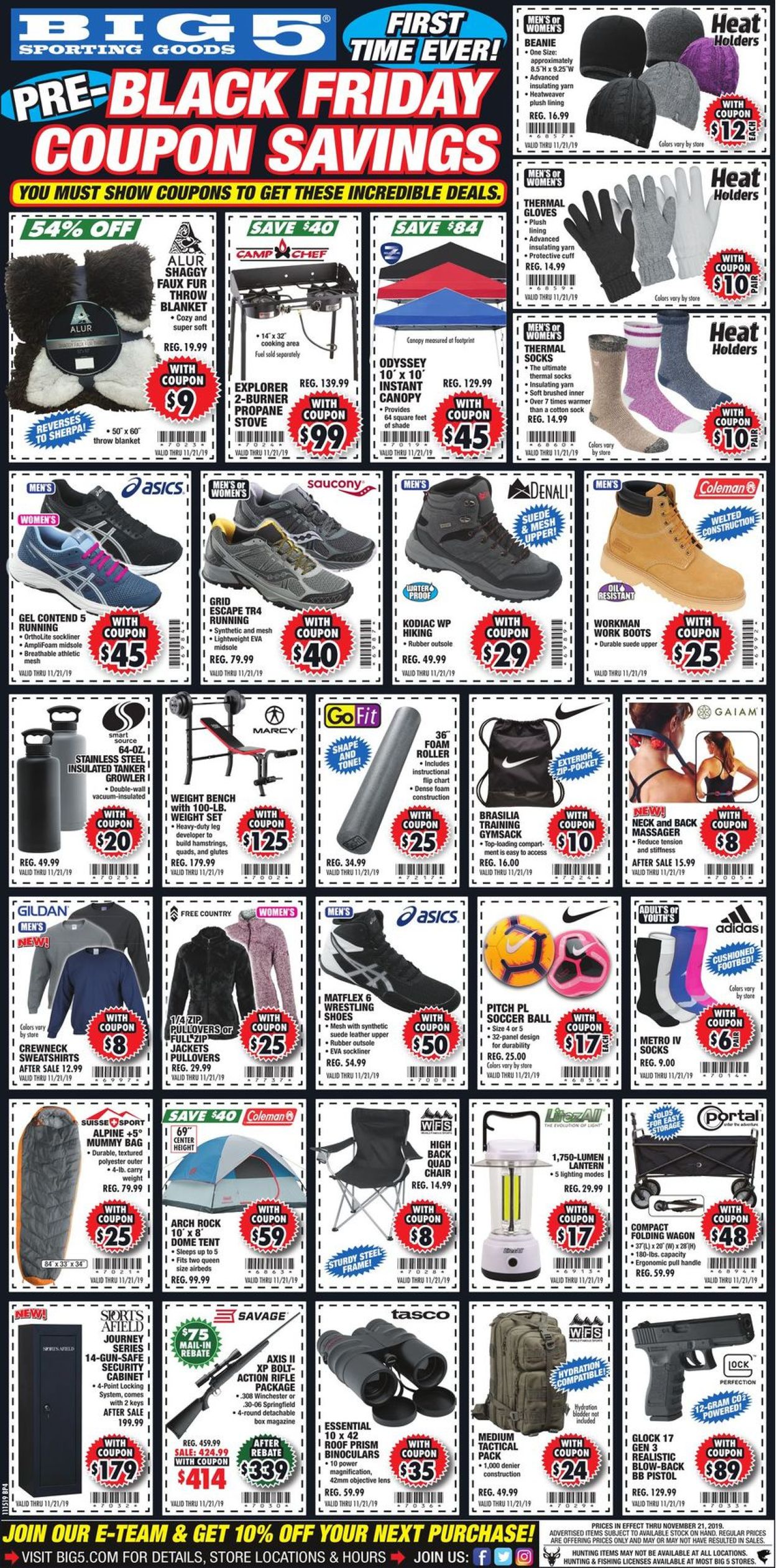 Catalogue Big 5 from 11/15/2019