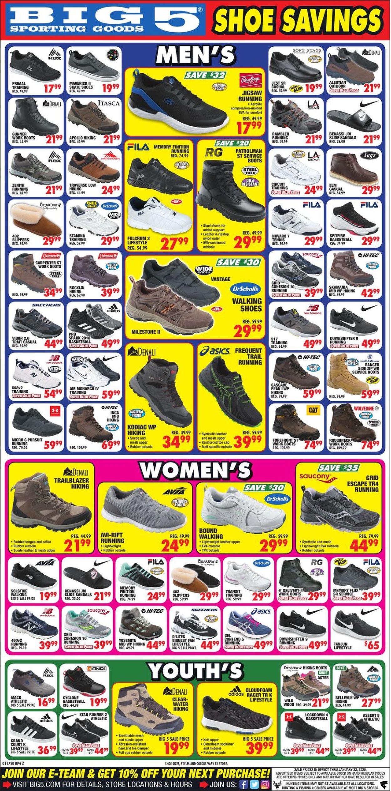 Catalogue Big 5 from 01/21/2020
