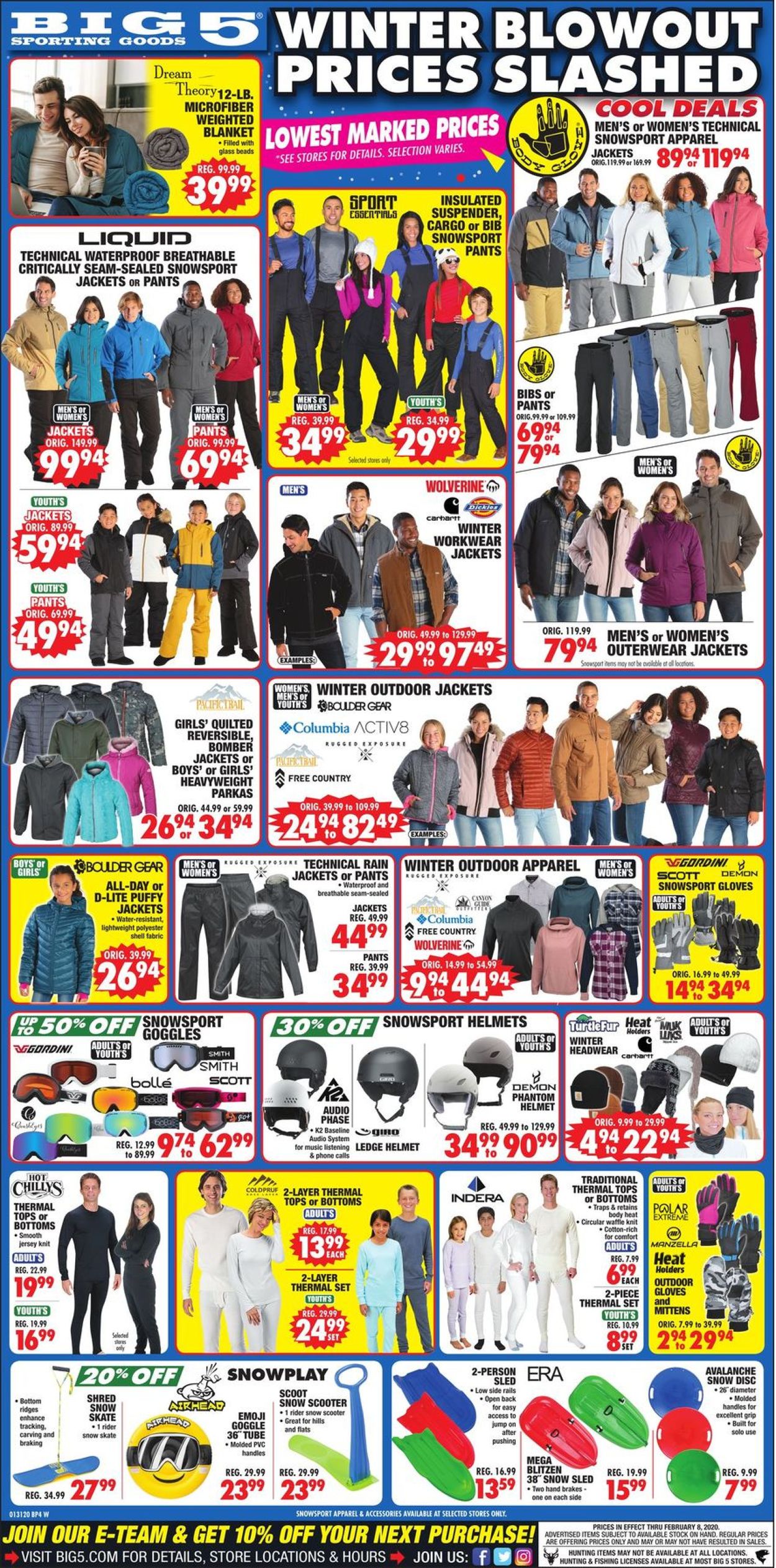 Catalogue Big 5 from 01/31/2020