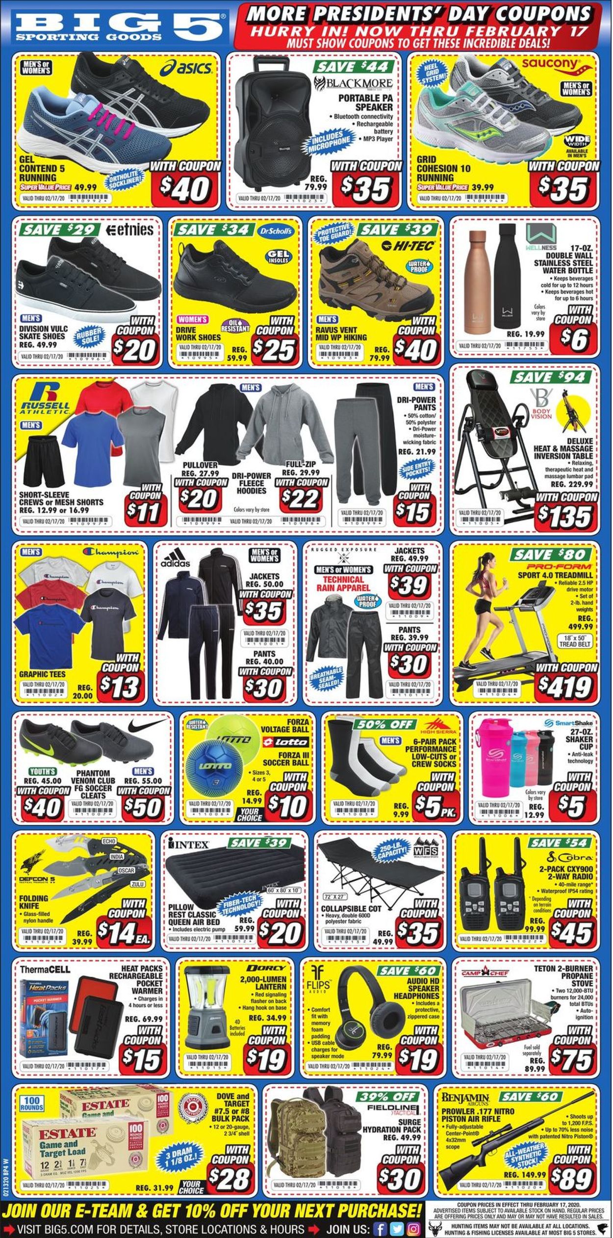Catalogue Big 5 from 02/13/2020