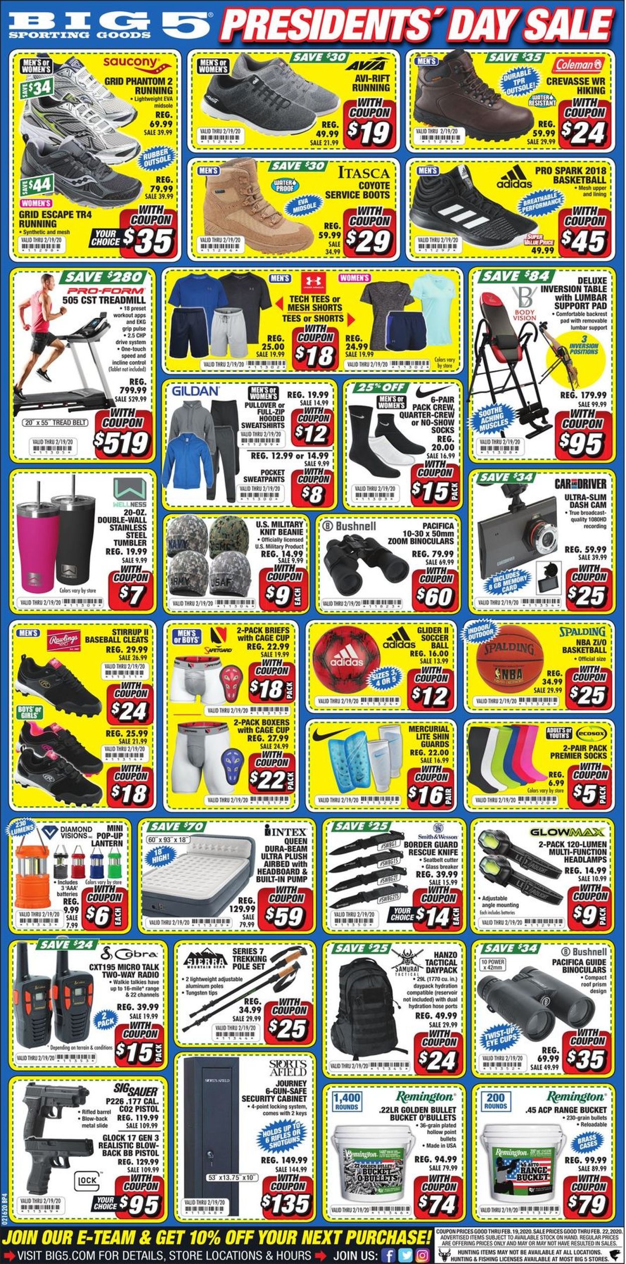 Catalogue Big 5 from 02/16/2020