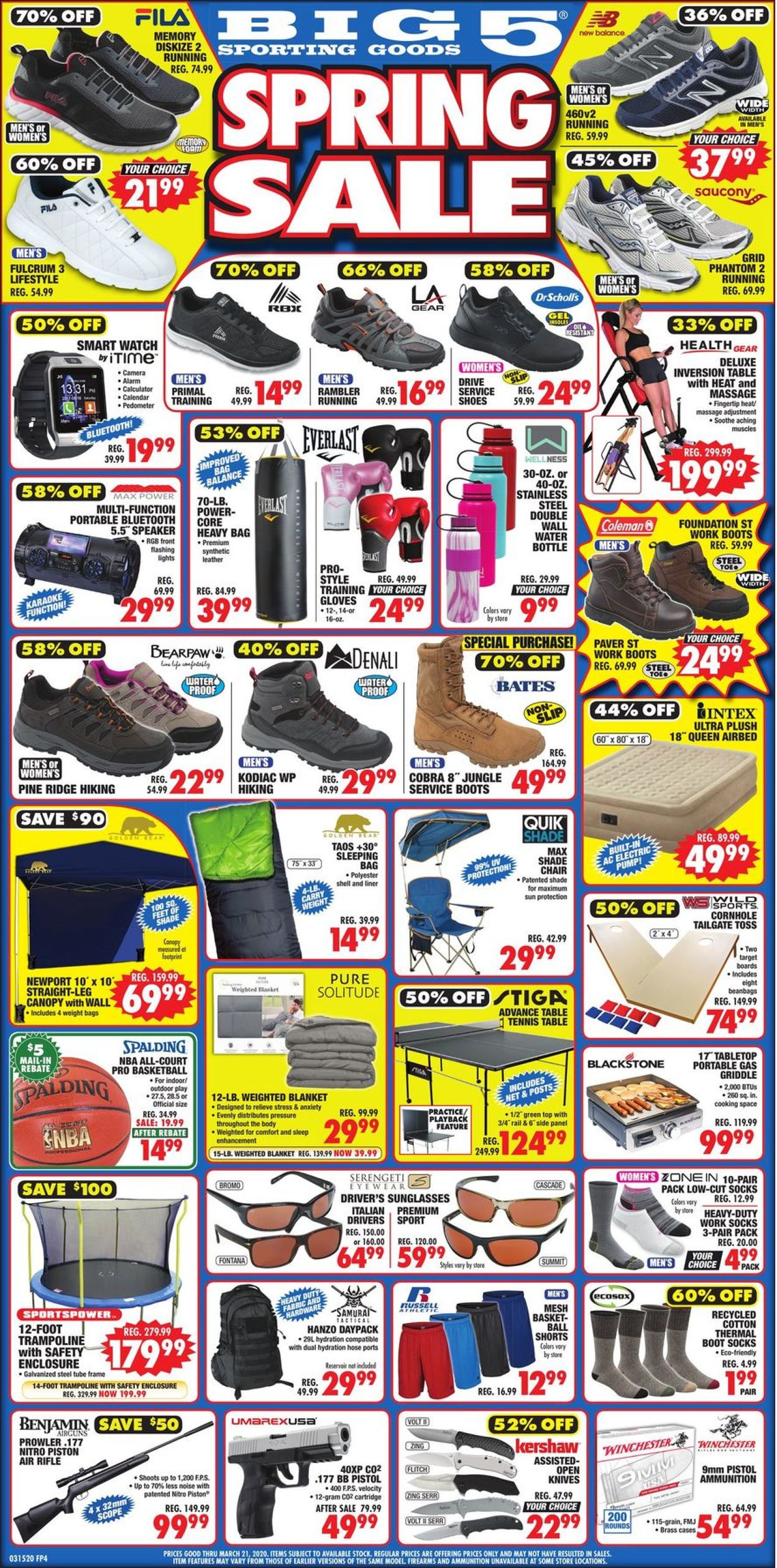 Catalogue Big 5 from 03/15/2020