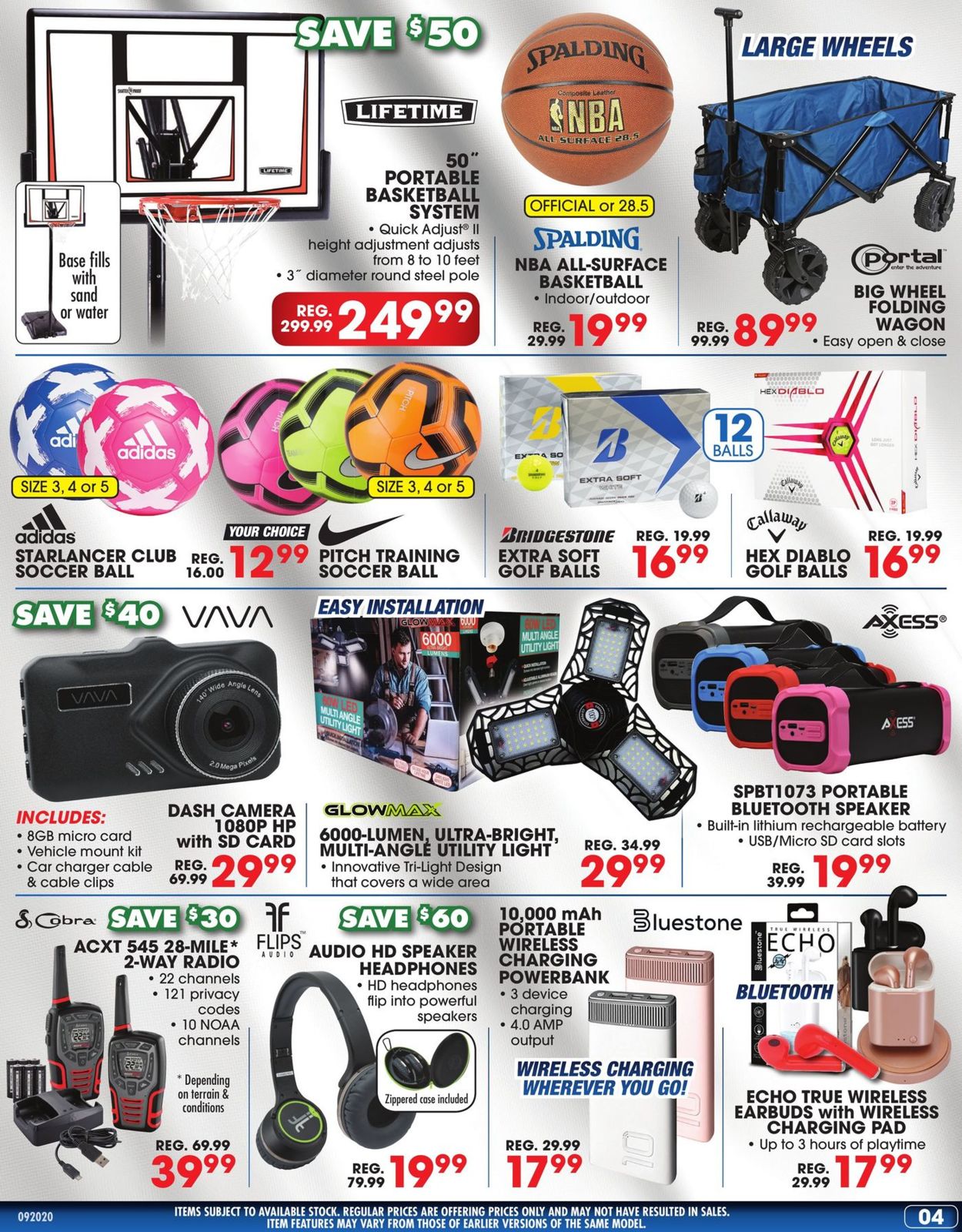 Catalogue Big 5 from 09/20/2020
