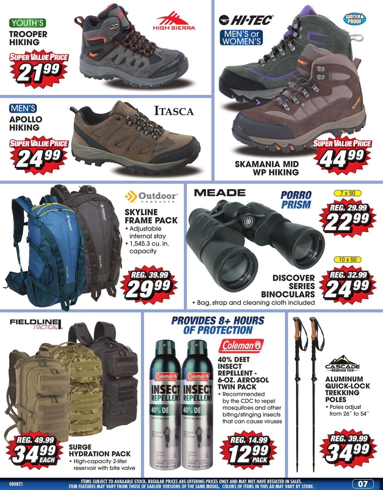 Catalogue Big 5 from 08/08/2021
