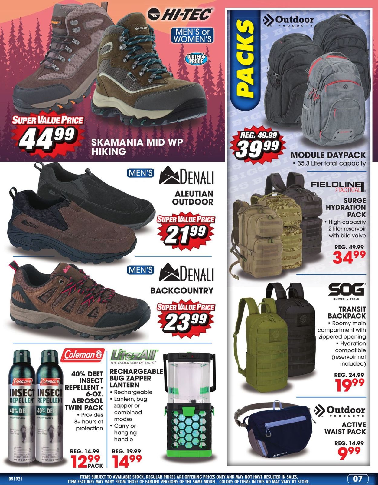 Catalogue Big 5 from 09/19/2021