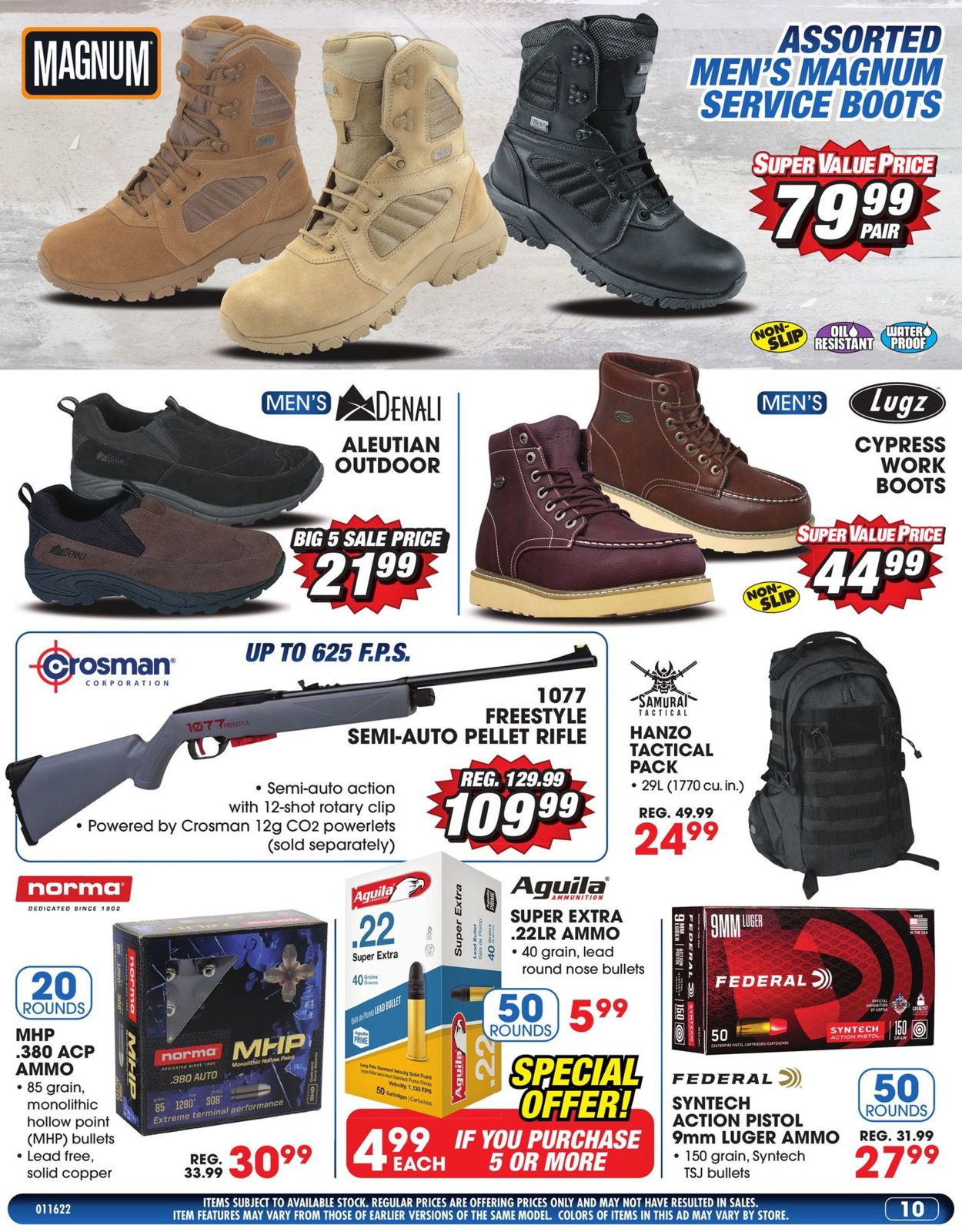Catalogue Big 5 from 01/16/2022