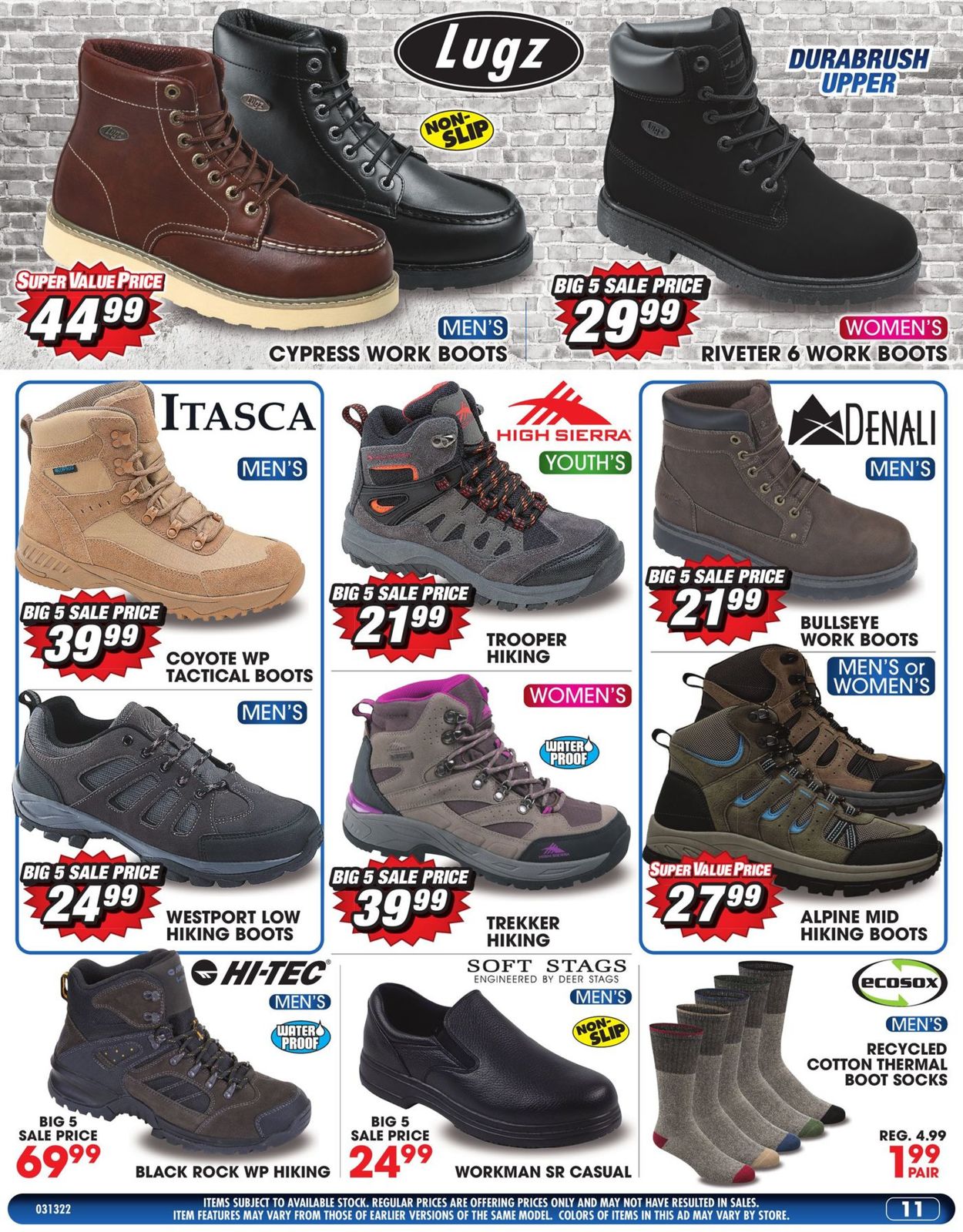 Catalogue Big 5 from 03/13/2022