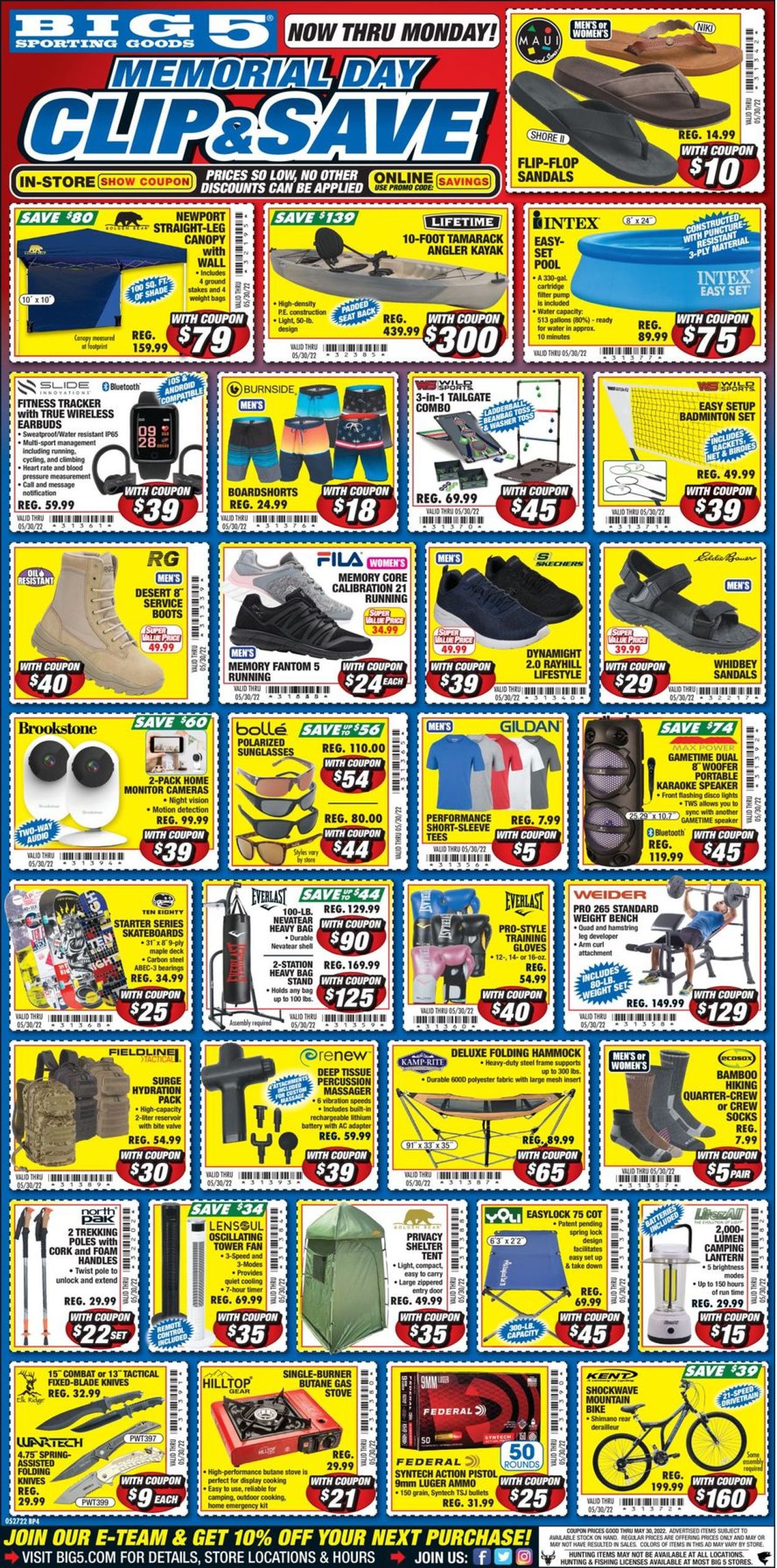Catalogue Big 5 from 05/27/2022