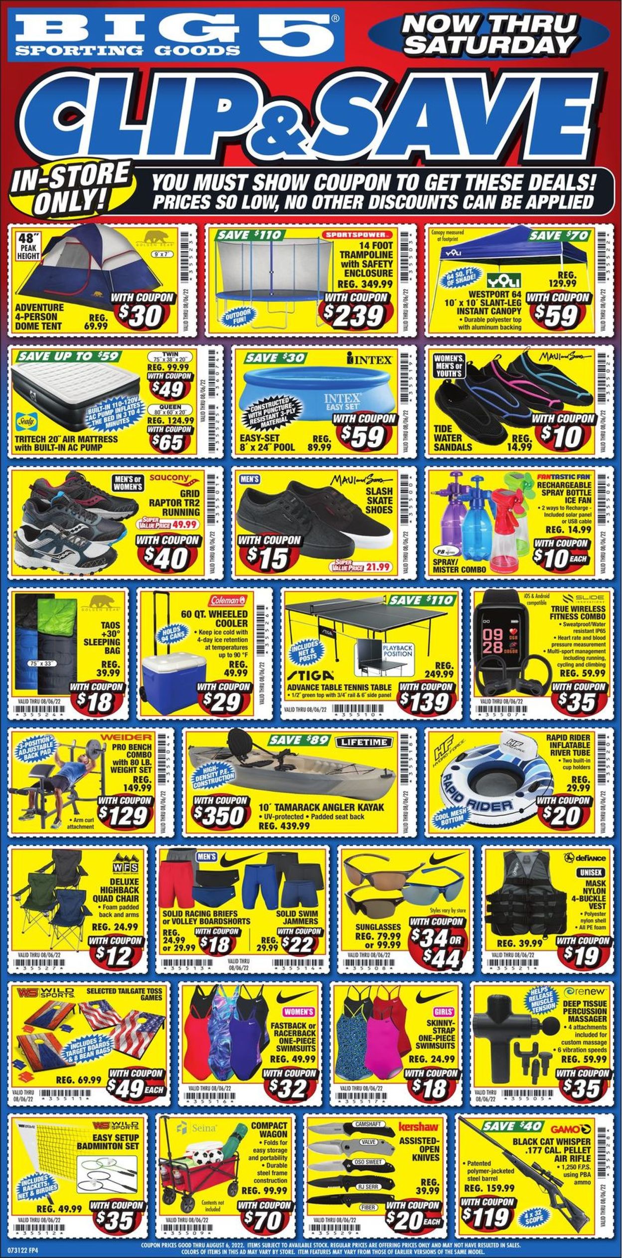 Catalogue Big 5 from 07/31/2022