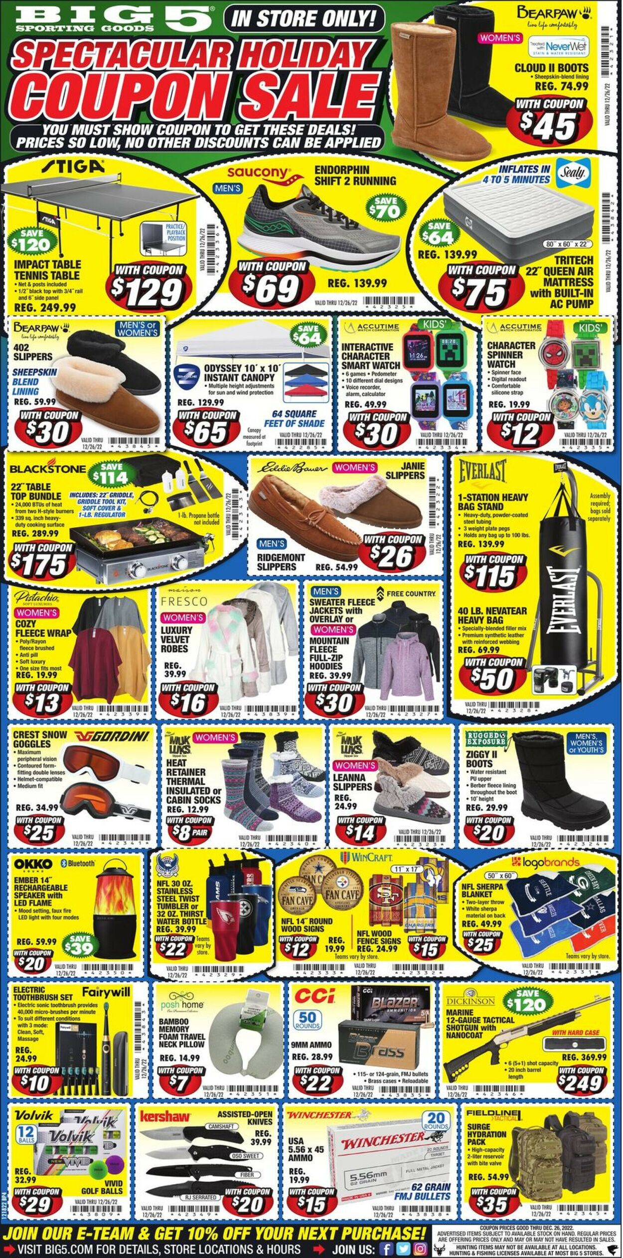 Catalogue Big 5 from 12/18/2022