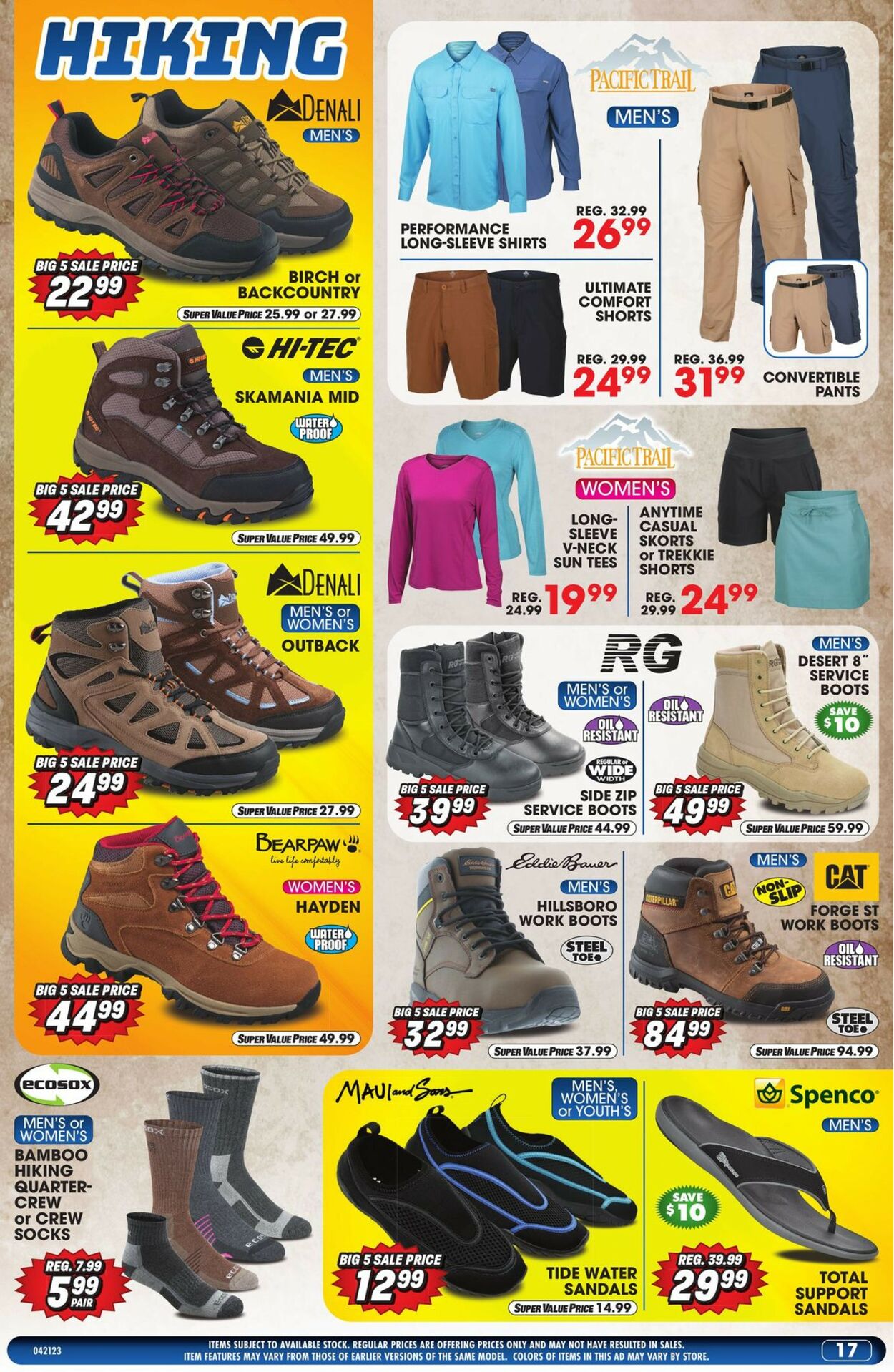 Catalogue Big 5 from 04/21/2023