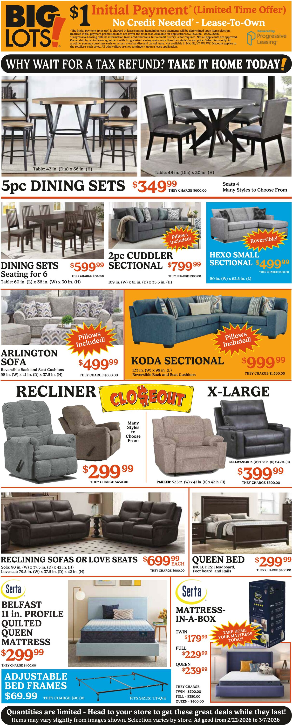 Catalogue Big Lots from 02/23/2026