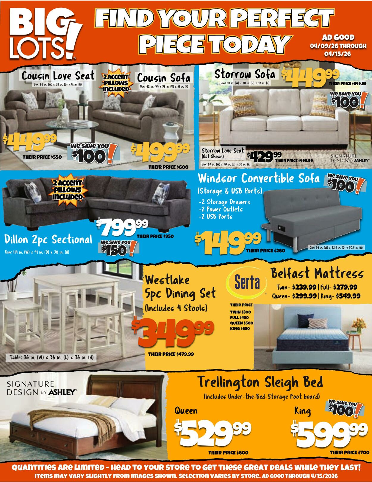 Catalogue Big Lots from 04/13/2026